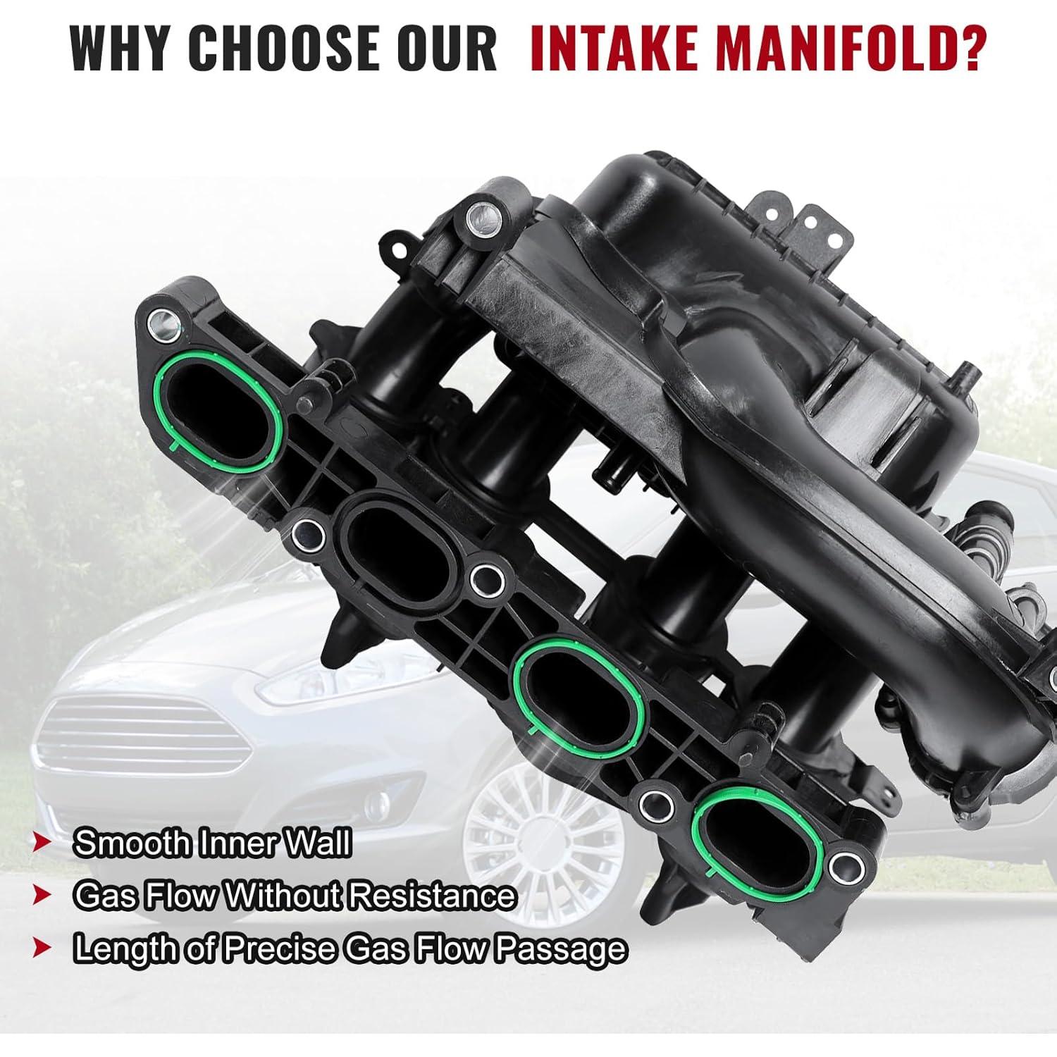 Ensamble Colector de Admisión Topaz 615-465 Compatible Ford Fiesta 1.6L 2011-2014