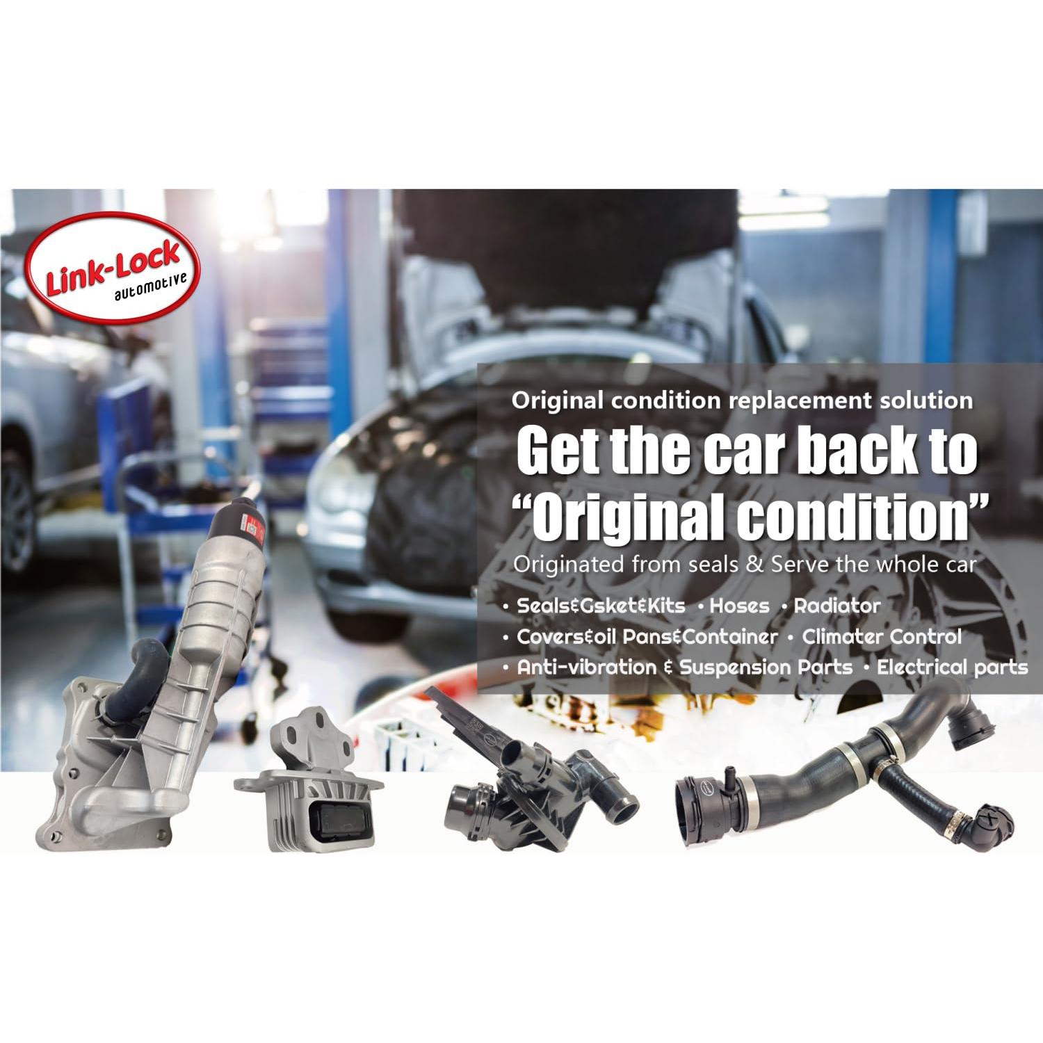 Juego de Juntas de Colector de Admisión LINK-LOCK 4PCS FKM para BMW B48