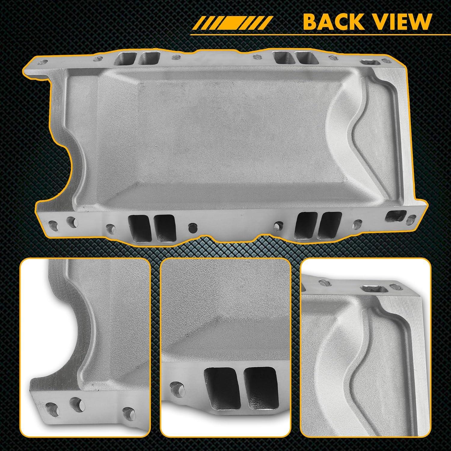 Colector de Admisión Aluminio Doble Plano JGhyperX 7576 Plata