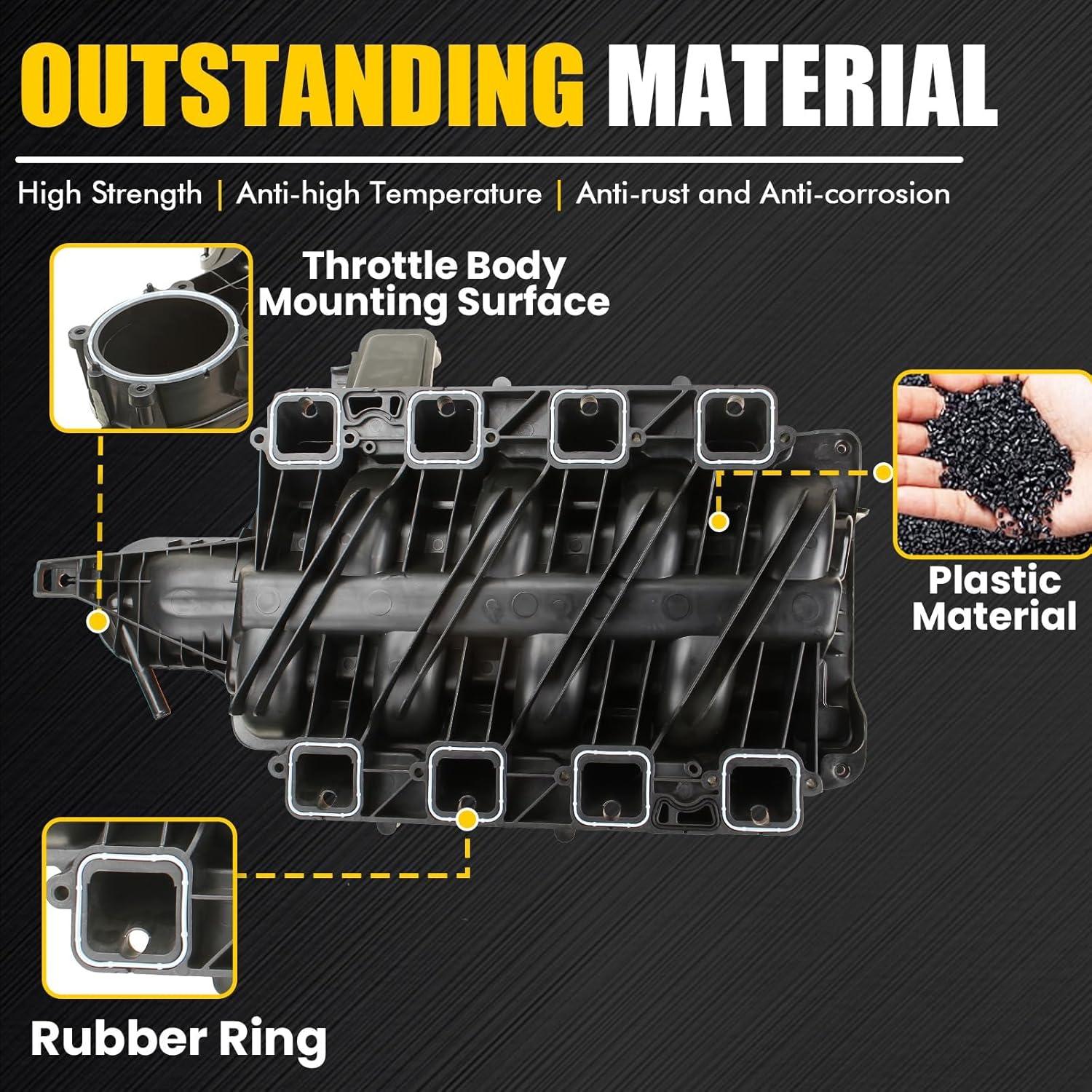 Colector de Admisión MILIPARTS 5.7L V8 para Dodge Ram 2009-2021