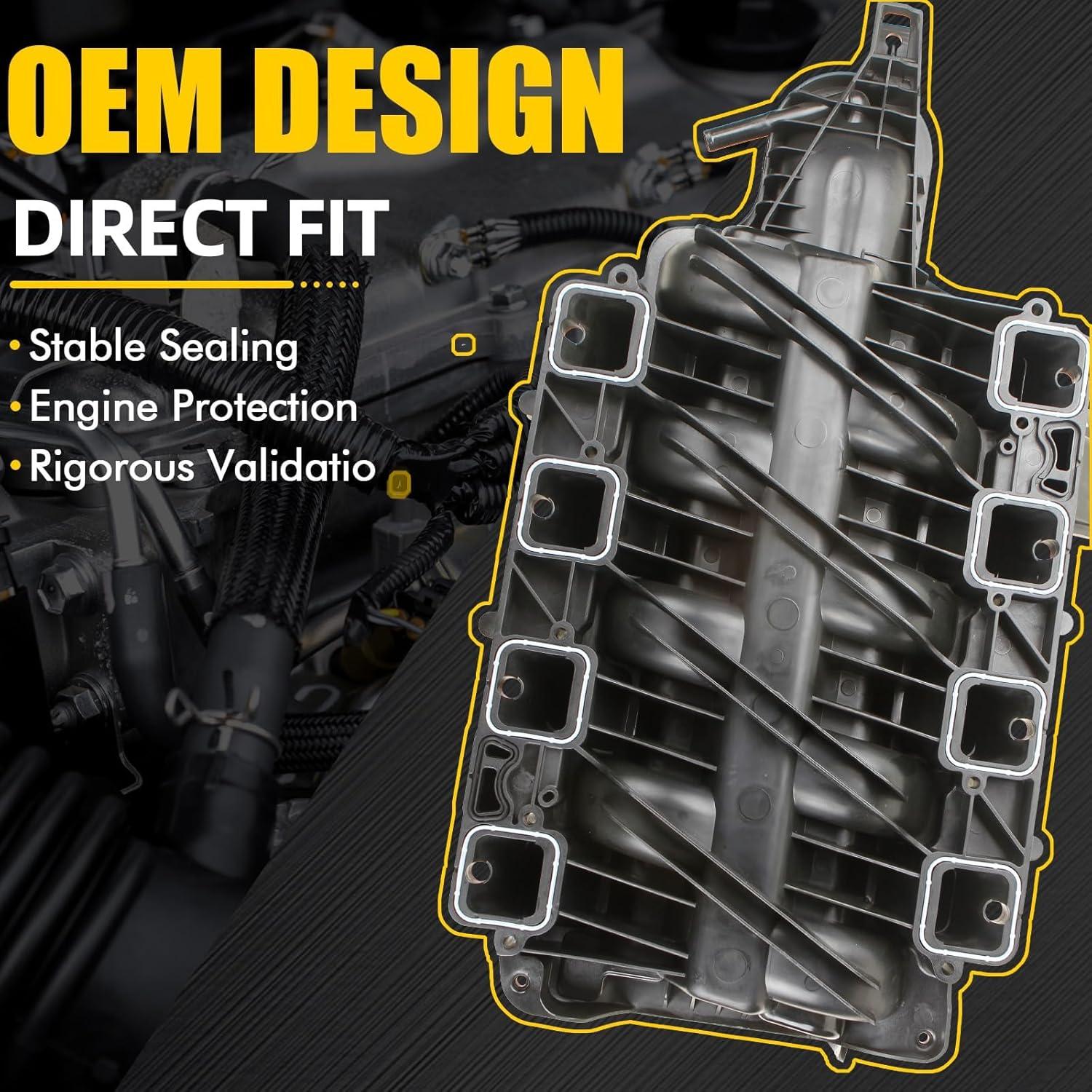 Colector de Admisión MILIPARTS 5.7L V8 para Dodge Ram 2009-2021