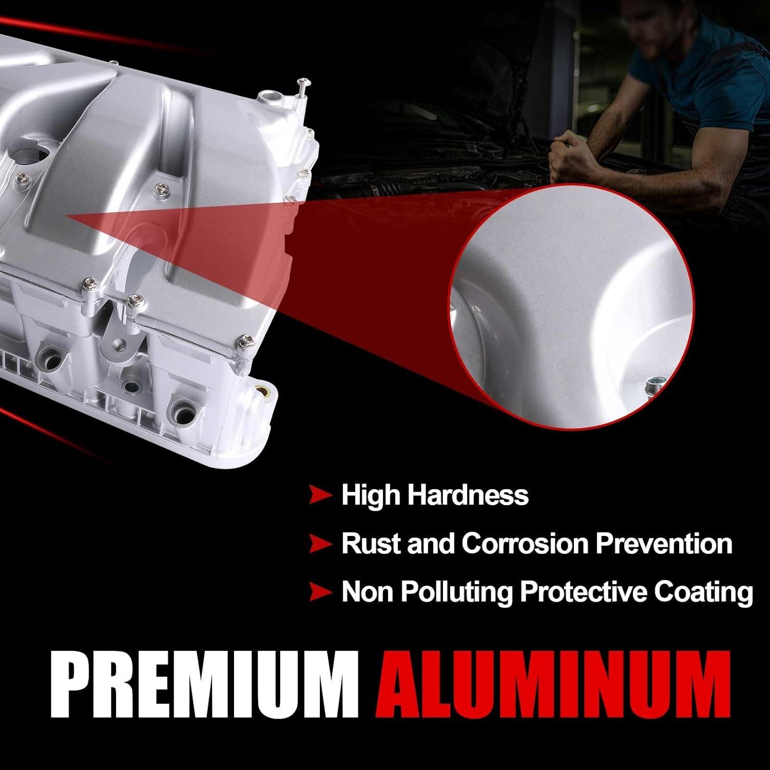 Colector de Admisión MITZONE Aluminio 2.4L 2.0L Compatible Chrysler Dodge Jeep