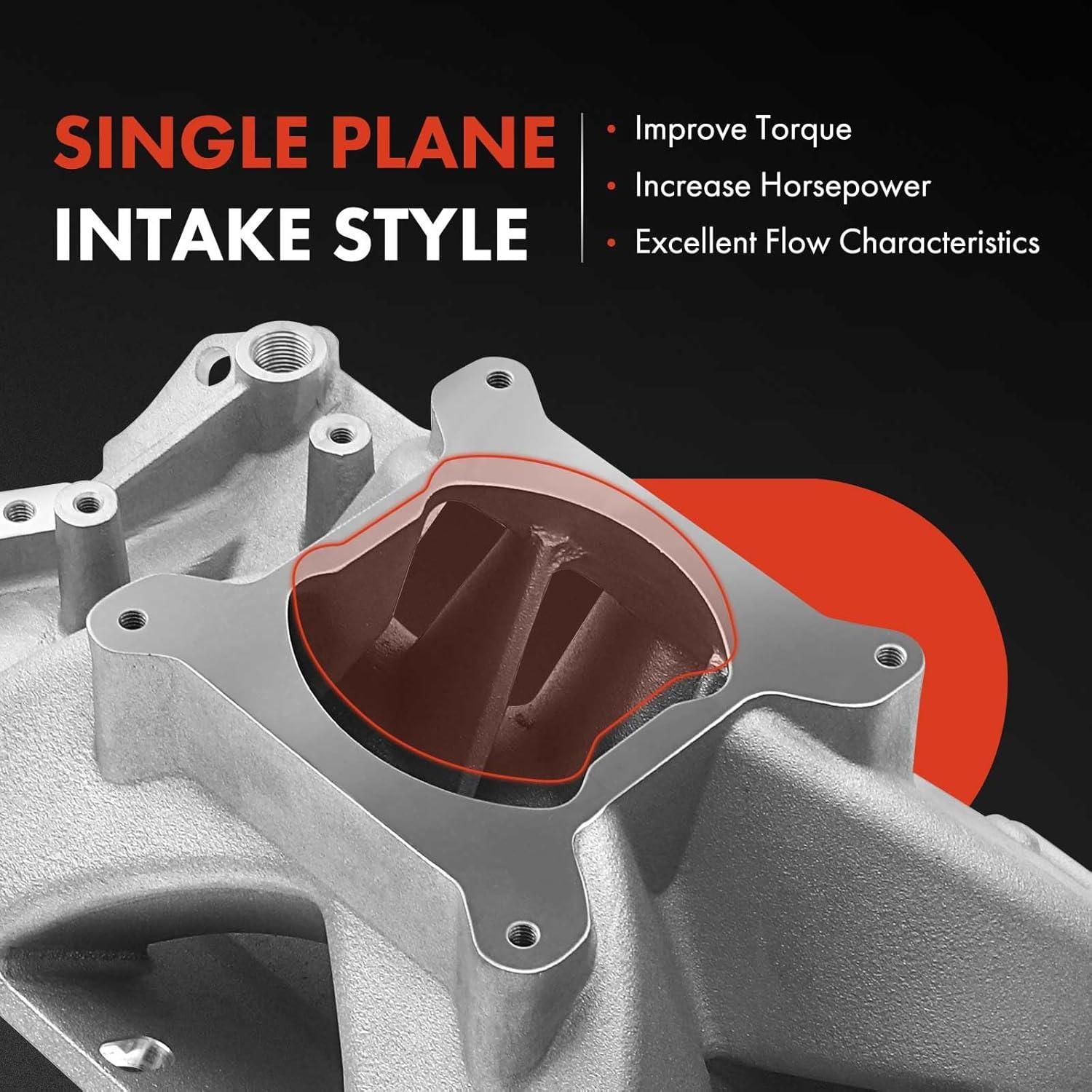 Colector de Admisión Aluminio A-Premium 5.8L 351W 3500-7500 RPM