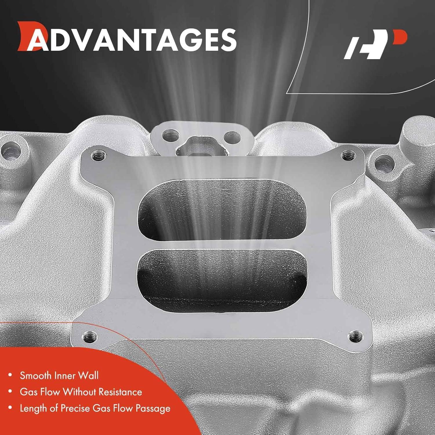 Colector de Admisión Doble Plano Aluminio A-Premium 289/302 SBF