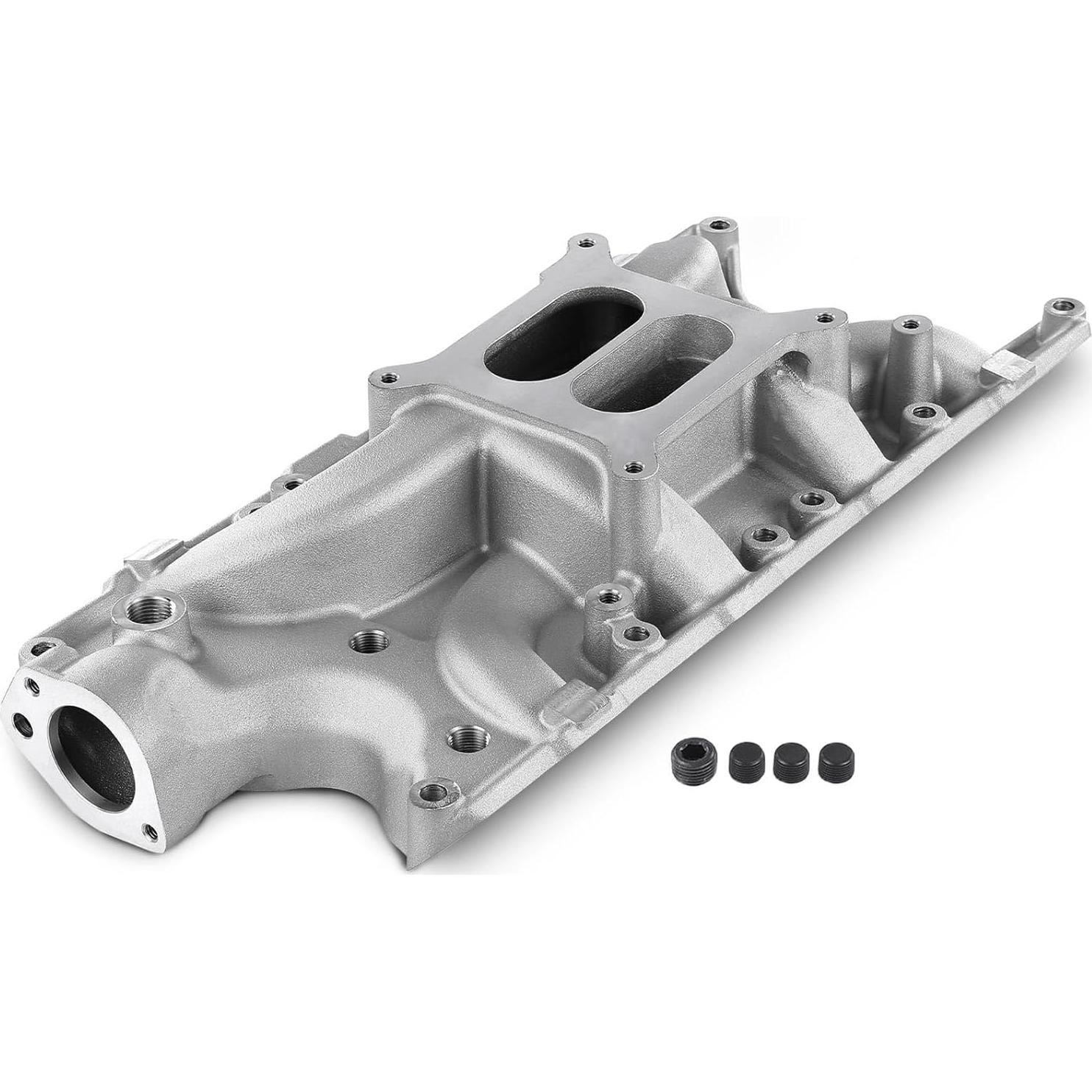 Colector de Admisión Doble Plano Aluminio A-Premium 289/302 SBF