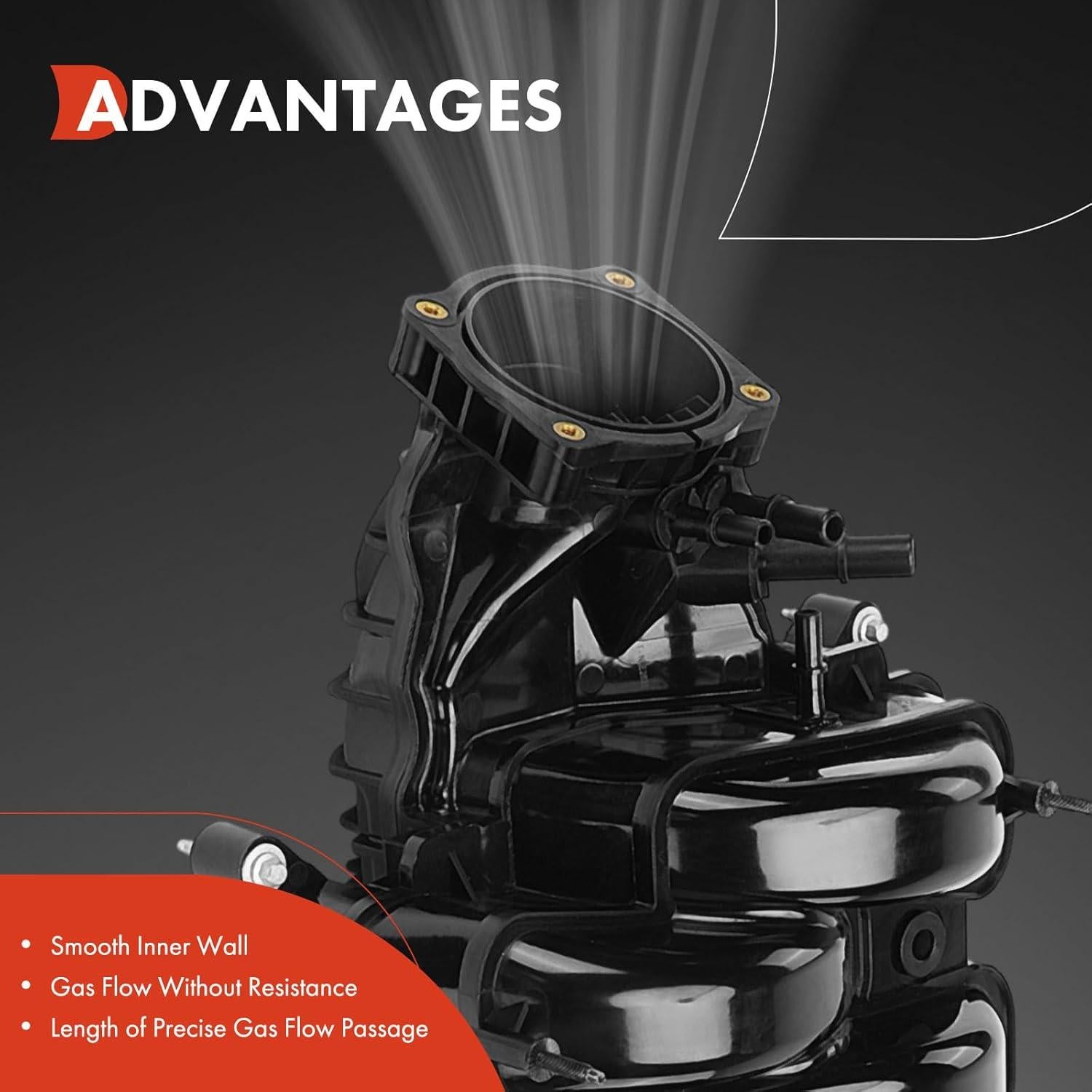 Colector de Admisión A-Premium para Ford Mustang 2018-2023 5.0L