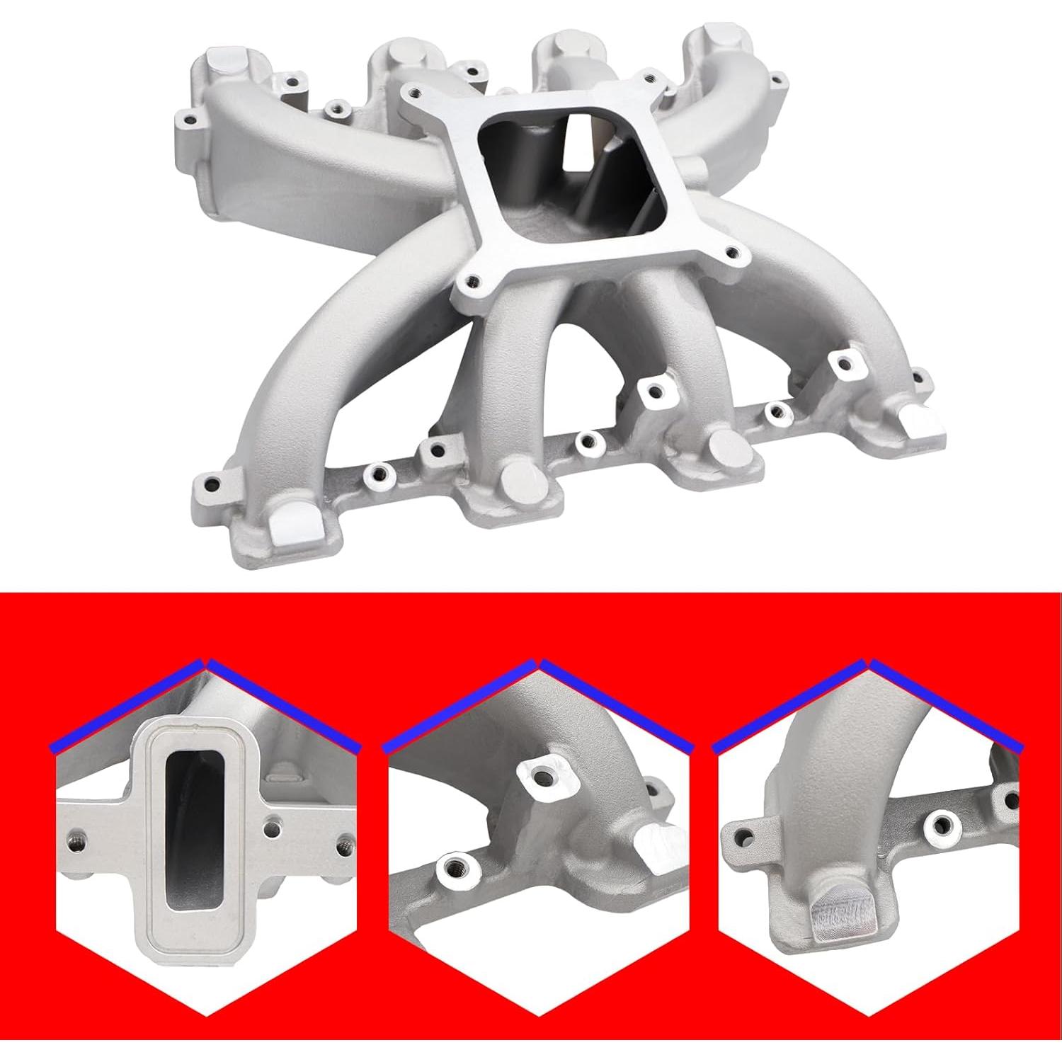 Colector de Admisión SMMS 300-132 para Chevy Camaro Corvette V8