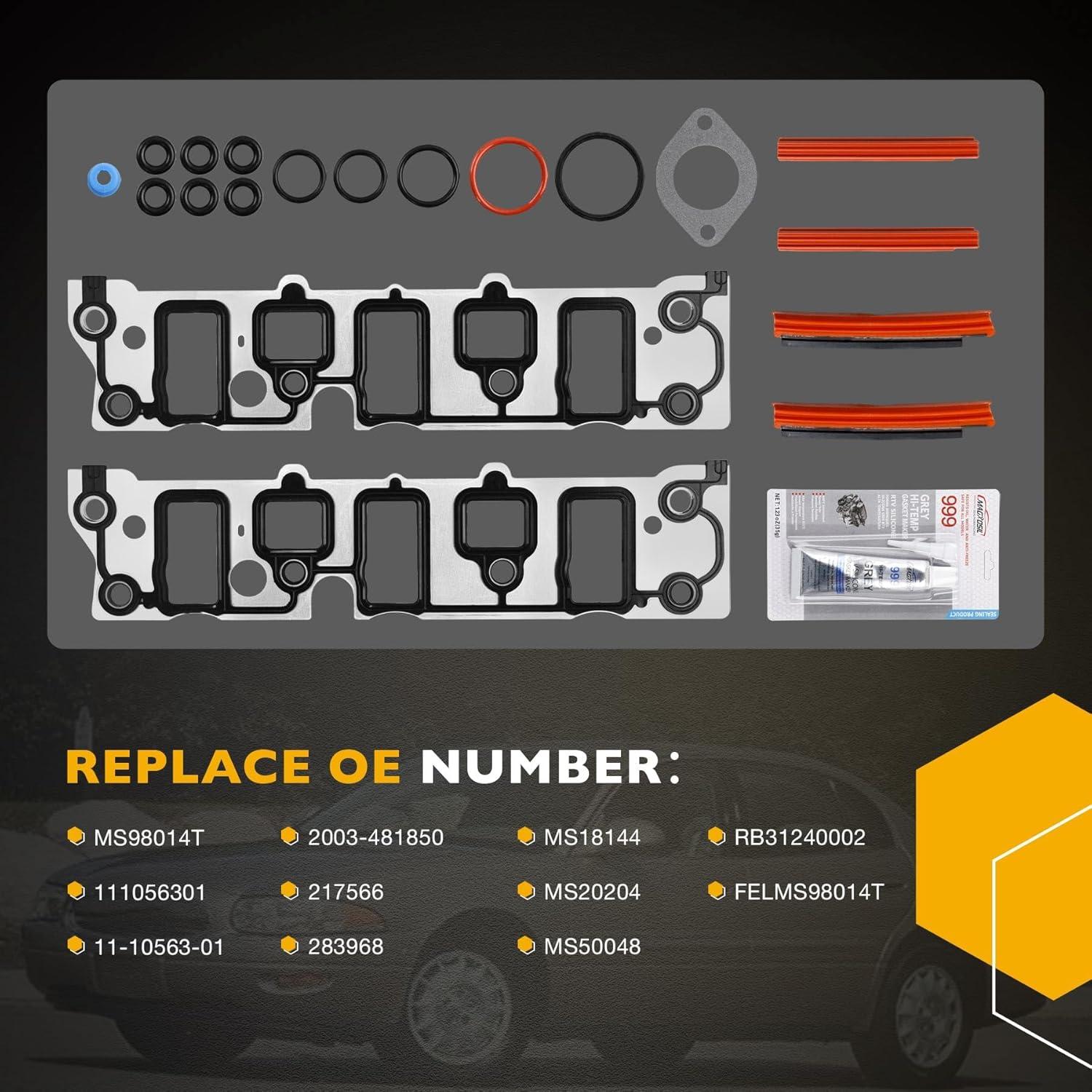 Juego de Juntas Colector de Admisión 3.8L Gledewen Compatible