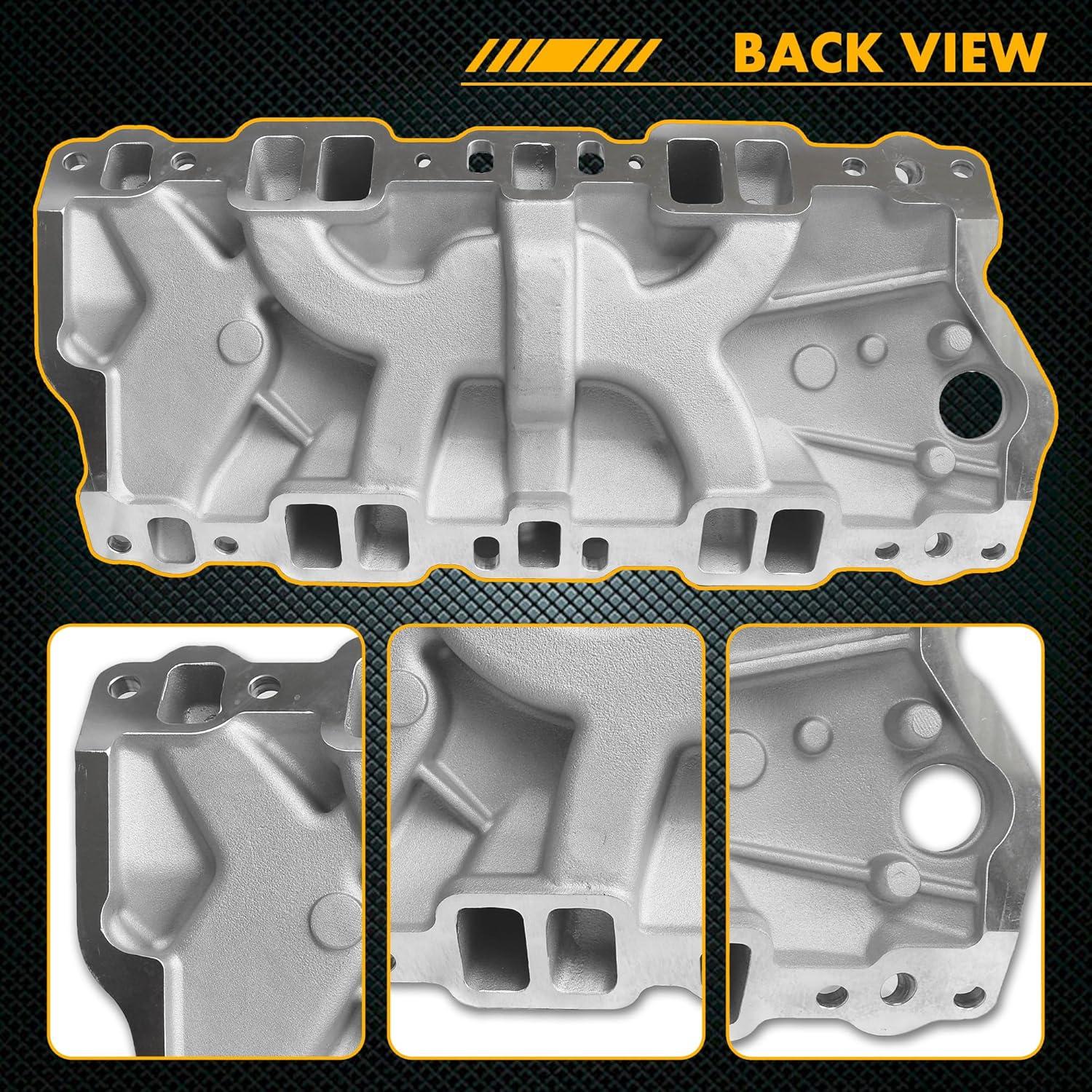 Colector de Admisión Aluminio JGhyperX Doble Plano Chevy V8