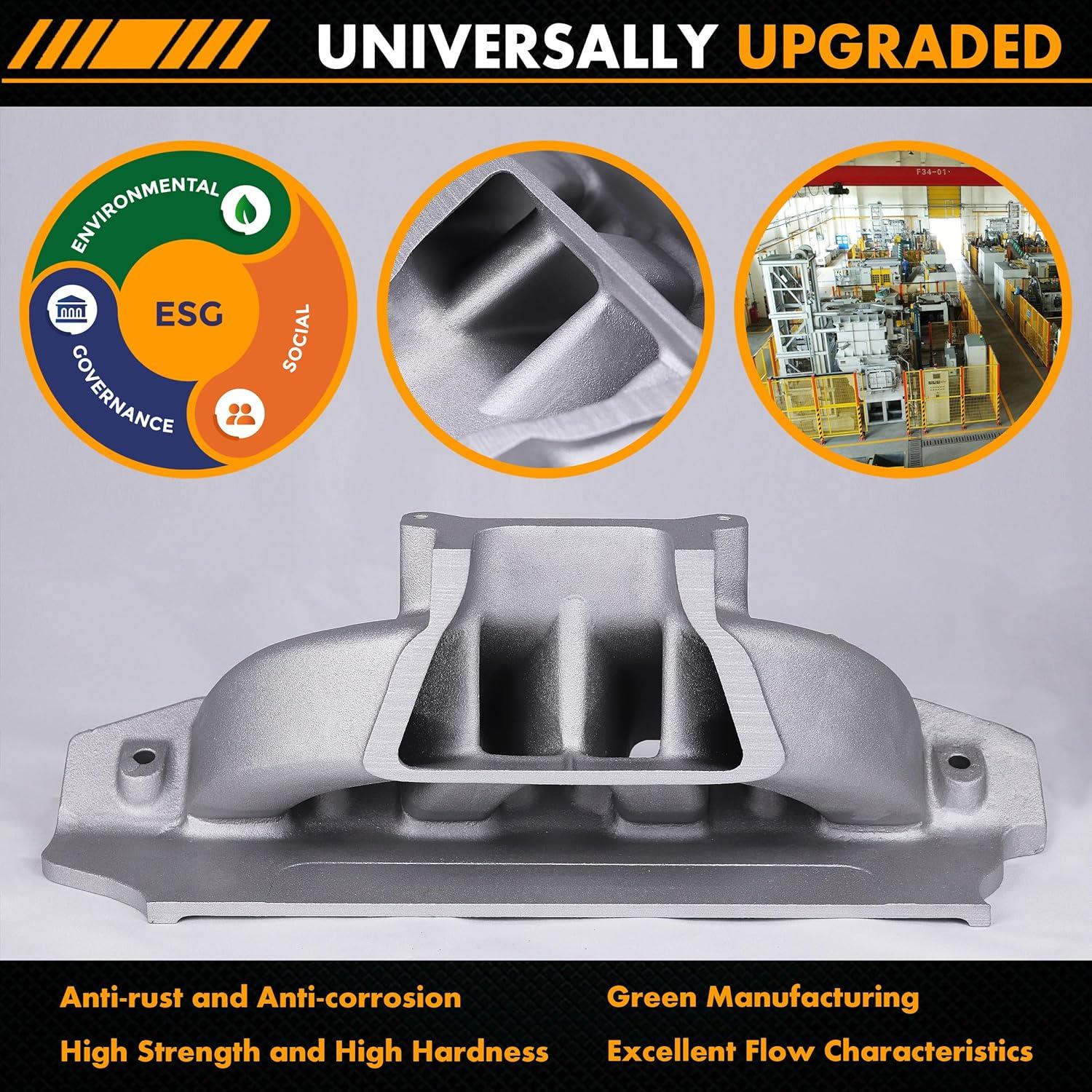 Colector de Admisión Aluminio JGhyperX 7181 84023 5.8L V8