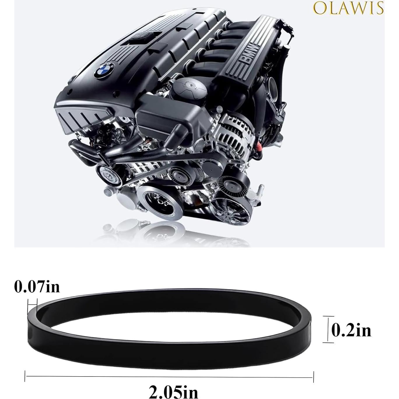 Juego de Junta de Colector de Admisión OLAWIS 037-6192 para BMW