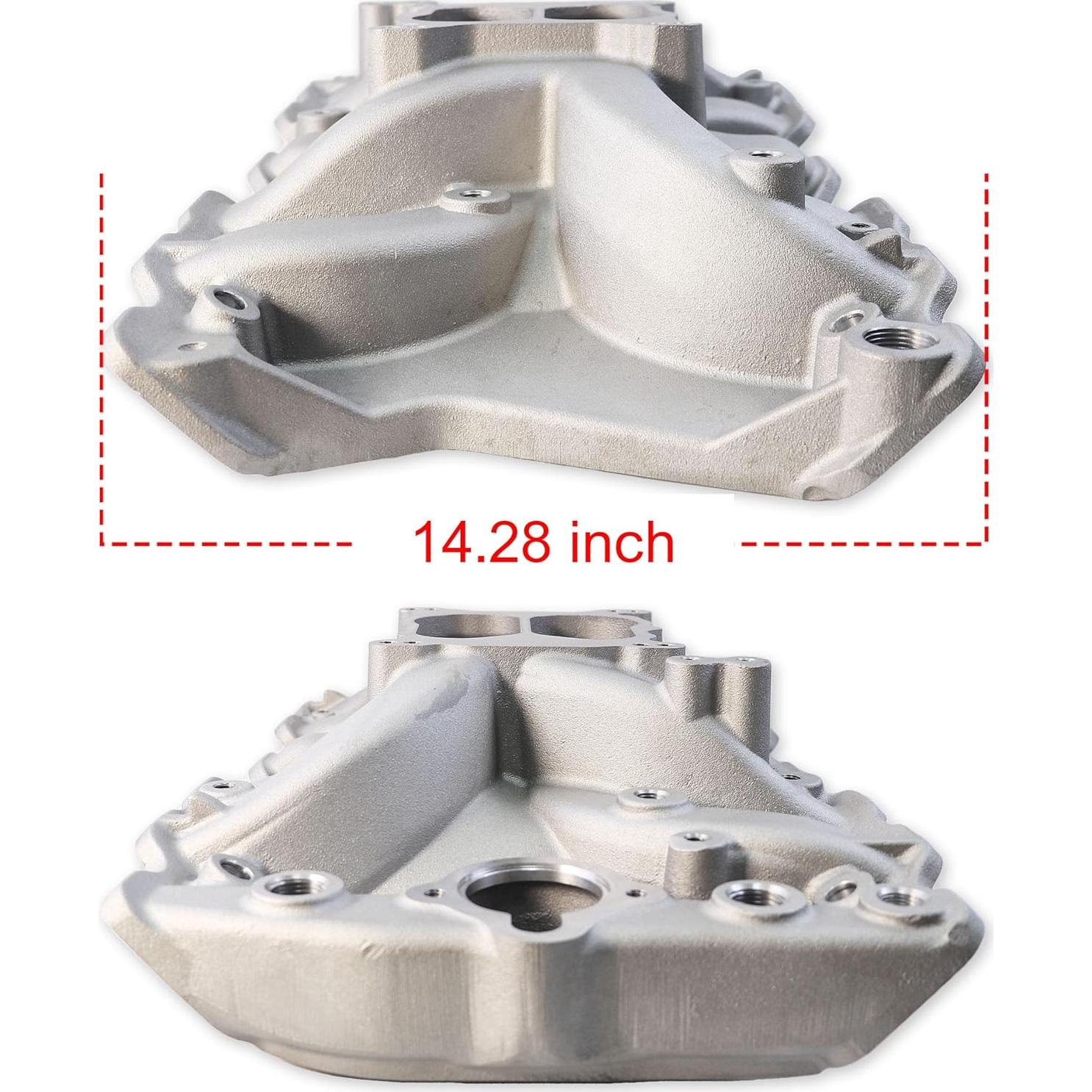 Colector de Admisión Aluminio JGhyperX 7111 Doble Plano 13.46 cm
