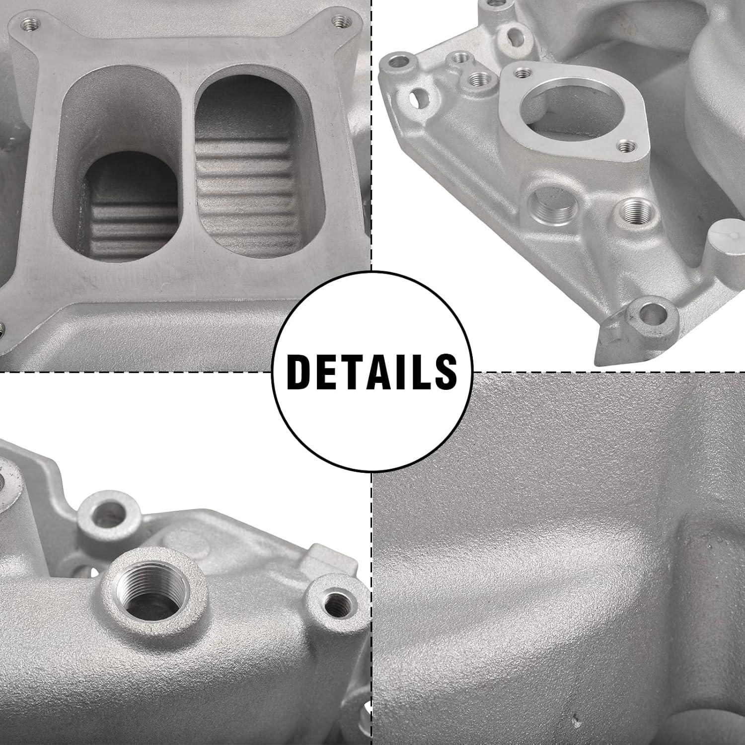 Colector de Admisión BATONECO Doble Plano Aluminio 318 V8