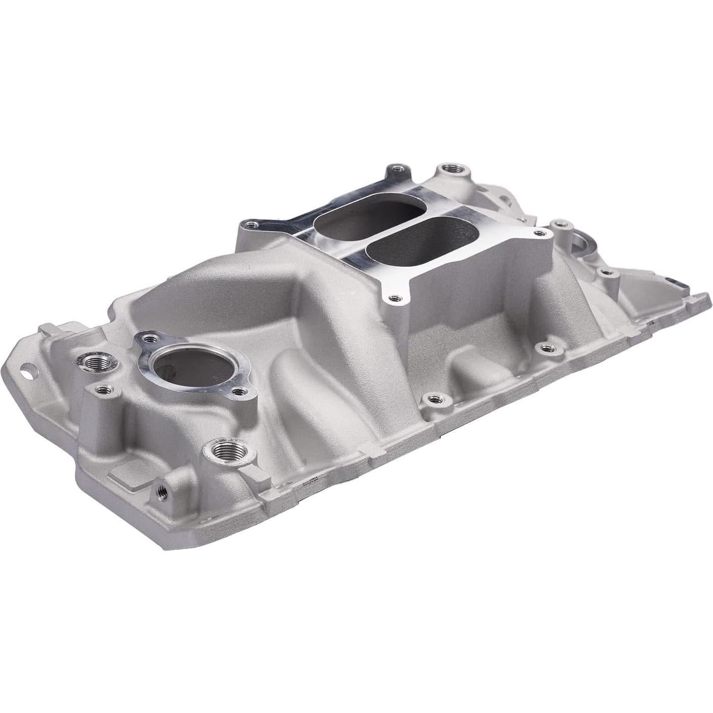 Colector de Admisión Aluminio NEWZQ para Chevy 305 350 383 1955-1986