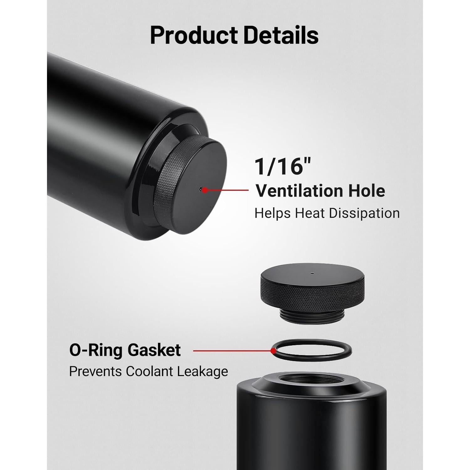 Tanque de Desbordamiento de Refrigerante EVIL ENERGY 800ml Aluminio