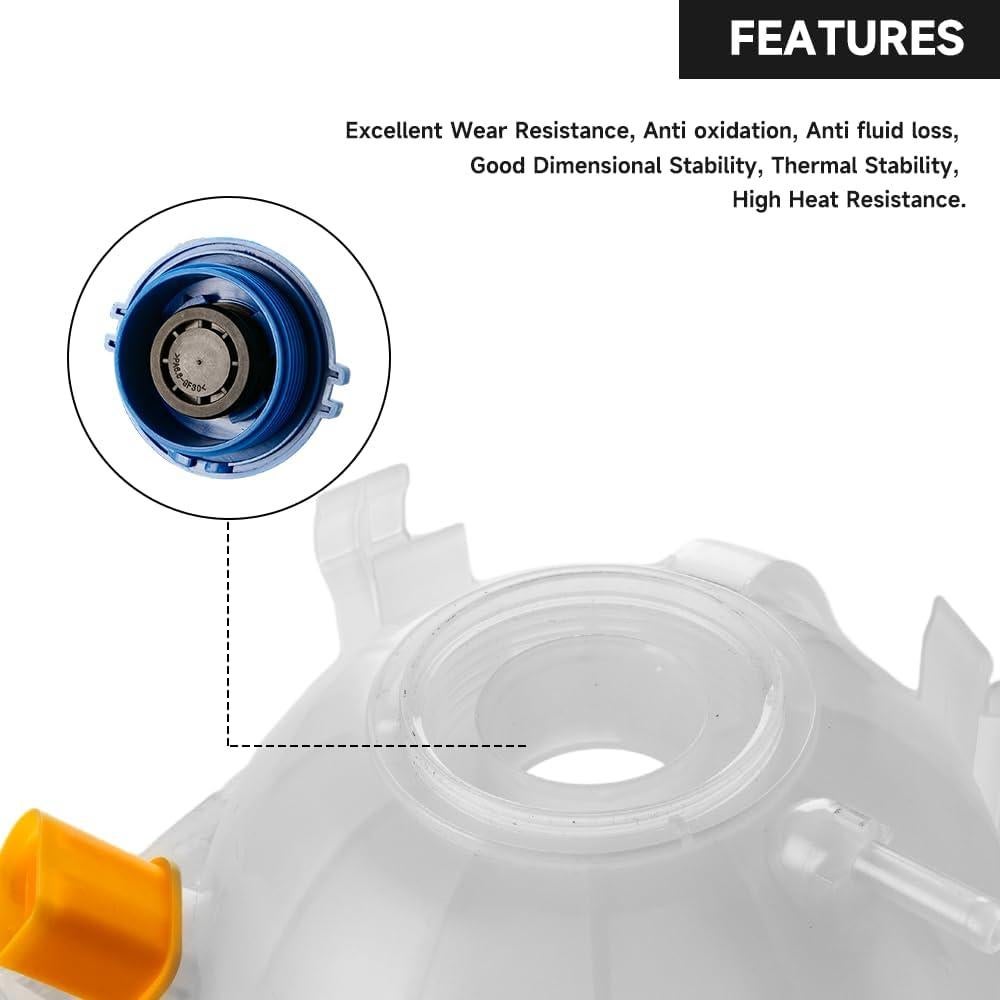 Tanque de Expansión Refrigerante YOLLKY 1K0121407A para Audi y VW