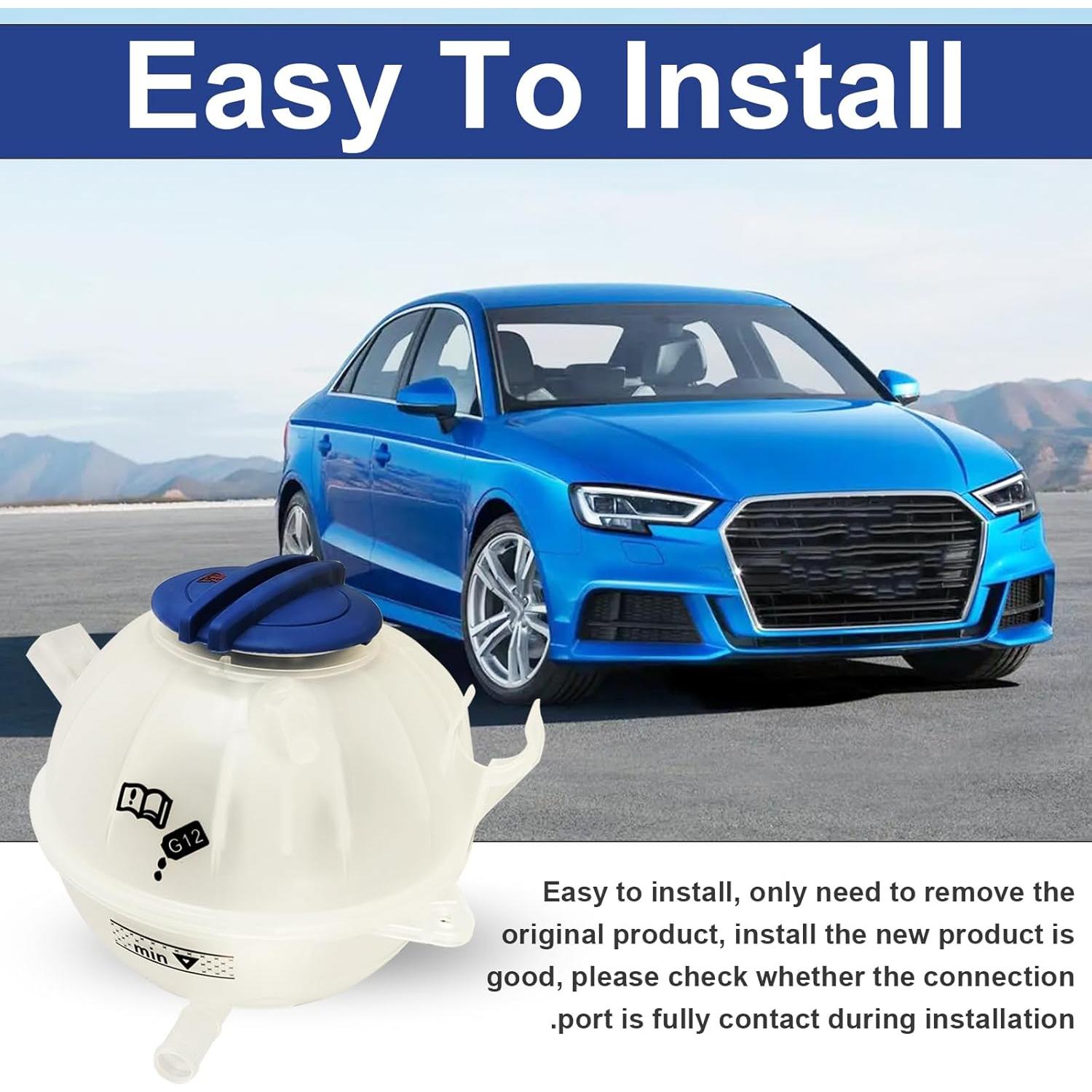 Tanque de Refrigerante Lunwag 603-253 para Audi y VW 2006-2019