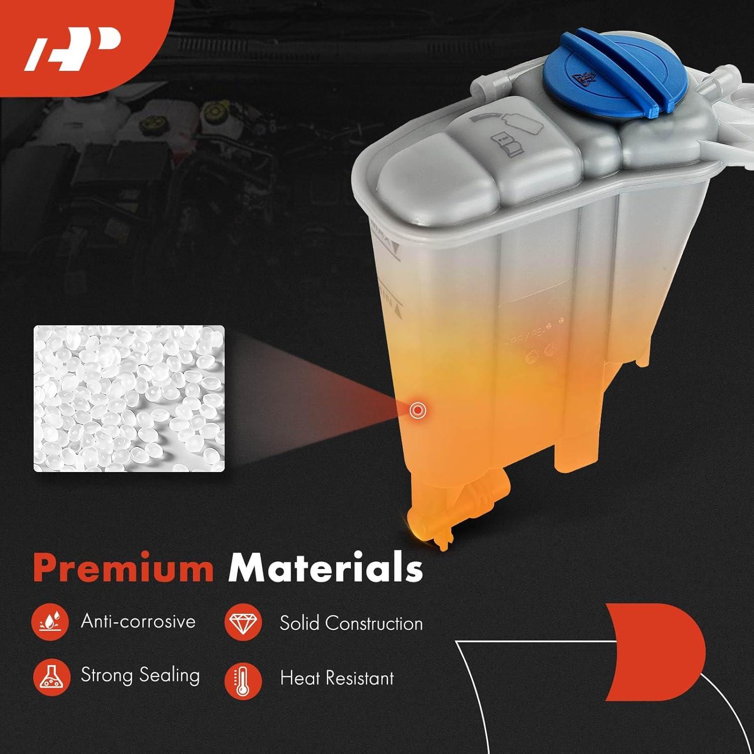 Tanque de Refrigerante A-Premium con Tapa y Sensor para Audi