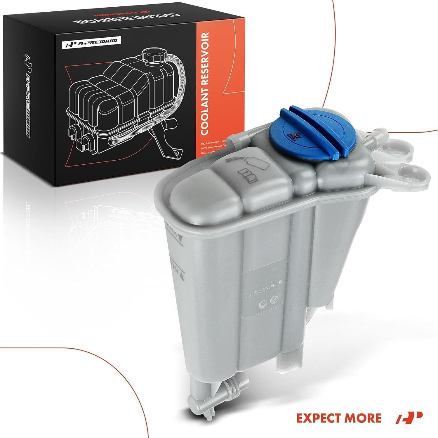 Tanque de Refrigerante A-Premium con Tapa y Sensor para Audi