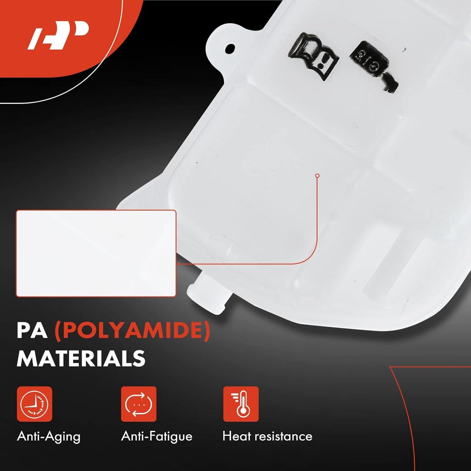 Tanque de Recuperación Refrigerante A-Premium con Sensor para Audi y Volkswagen