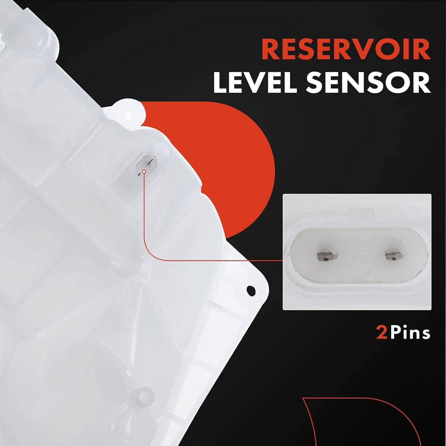 Tanque de Recuperación Refrigerante A-Premium con Sensor para Audi y Volkswagen