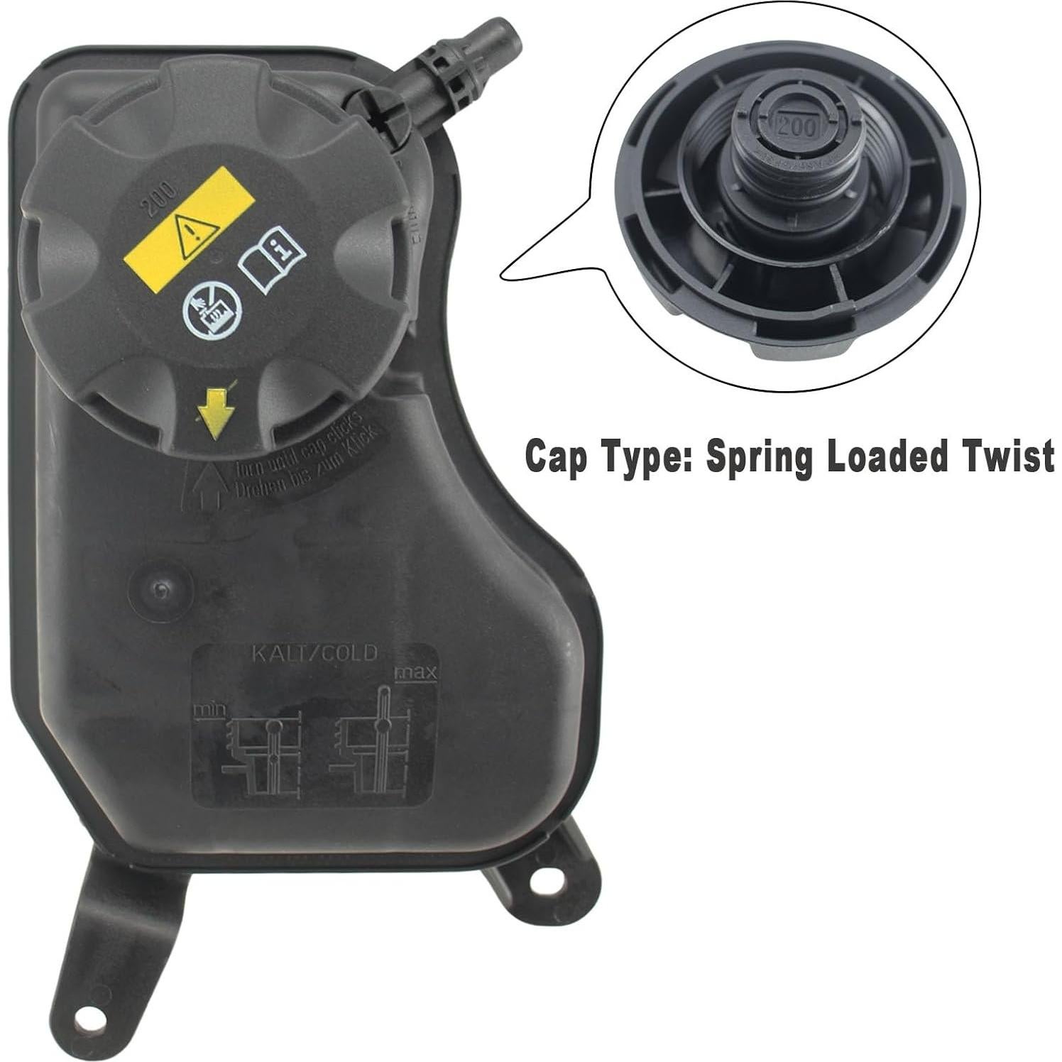 Tanque de Refrigerante Motor PPNZQAUT 603-334 Compatible BMW