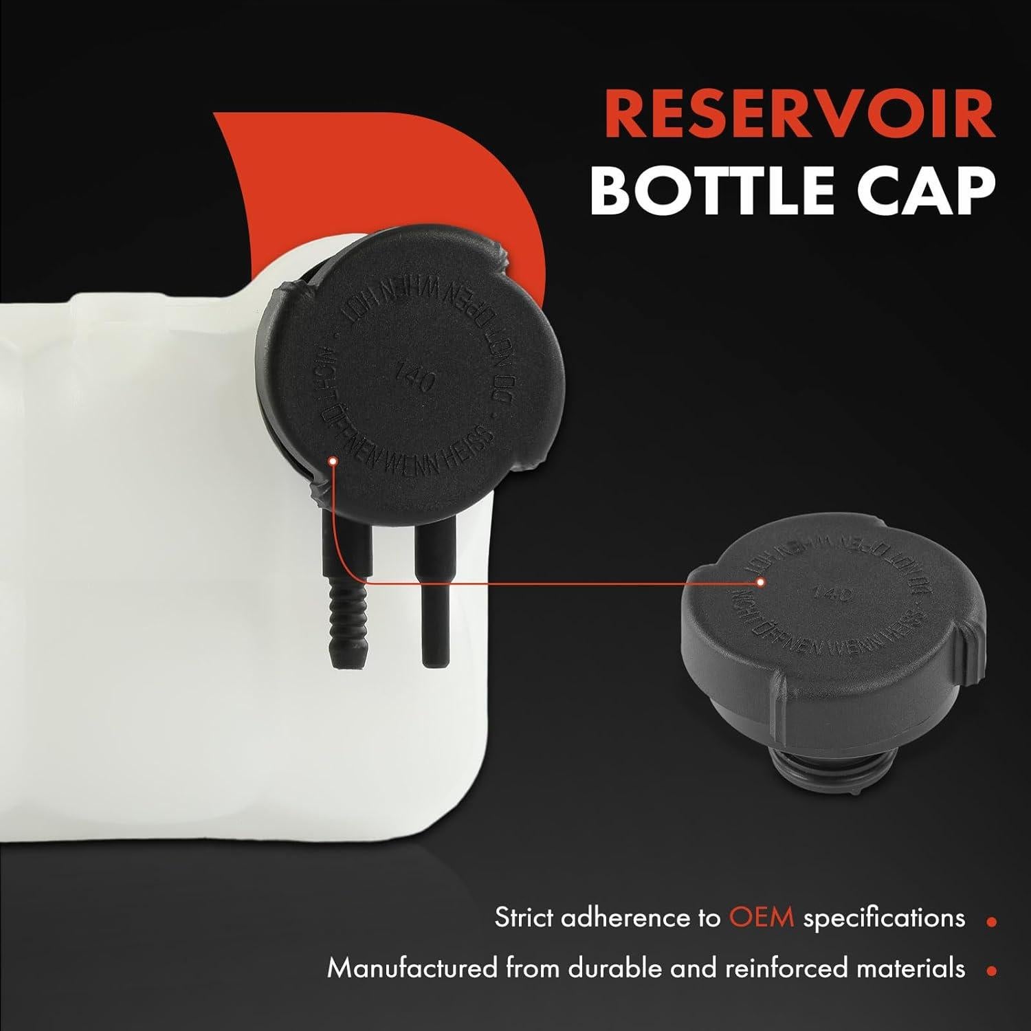 Tanque de Recuperación Refrigerante A-Premium para BMW E30 2.7L