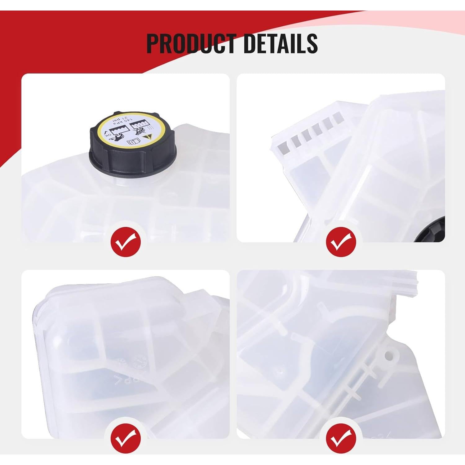 Depósito de Expansión Refrigerante TOPAZ BE8Z-8A080-A Ford Fiesta 11-17