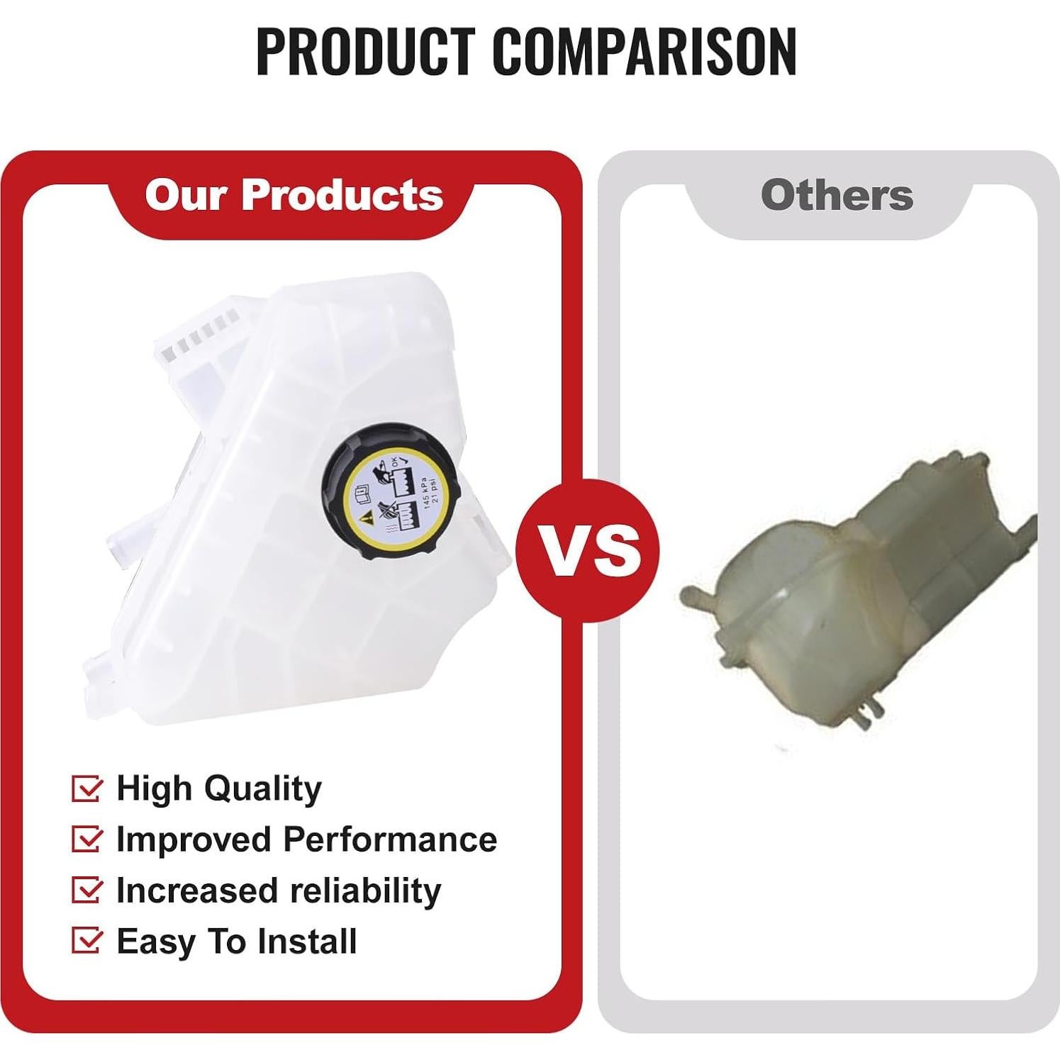 Depósito de Expansión Refrigerante TOPAZ BE8Z-8A080-A Ford Fiesta 11-17