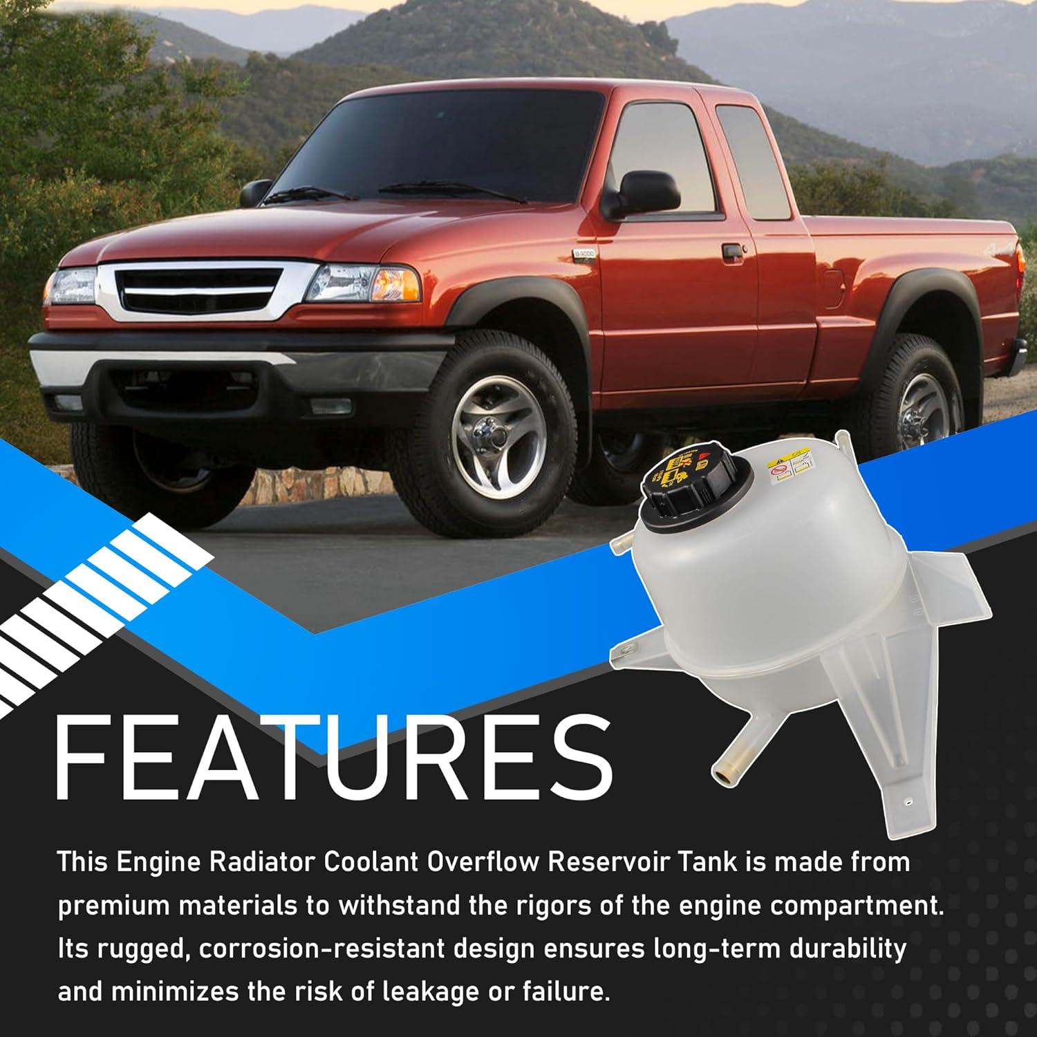 Tanque de Expansión Refrigerante YzusGomumu Ford Ranger 2.3L