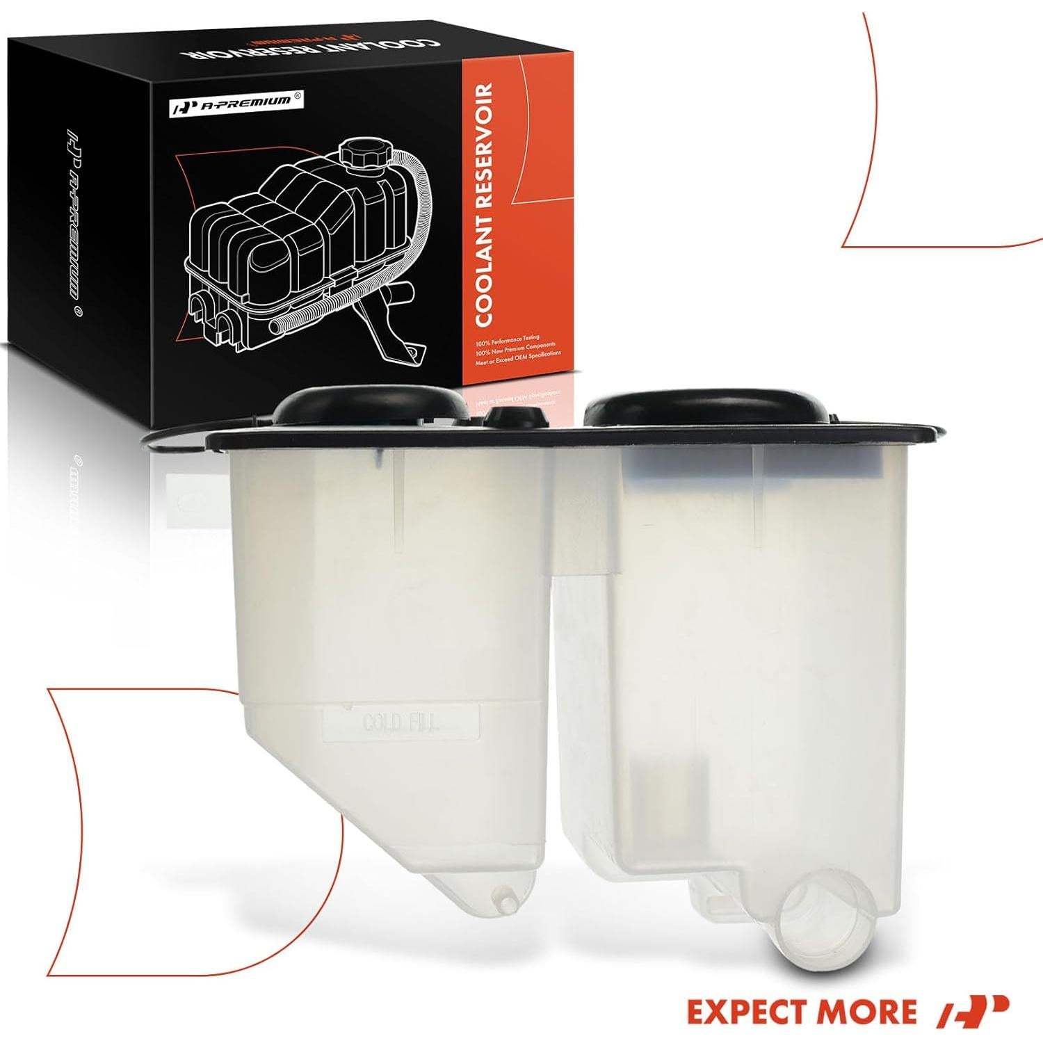 Tanque de Recuperación Refrigerante A-Premium para Ford F-150/F-250/F-350