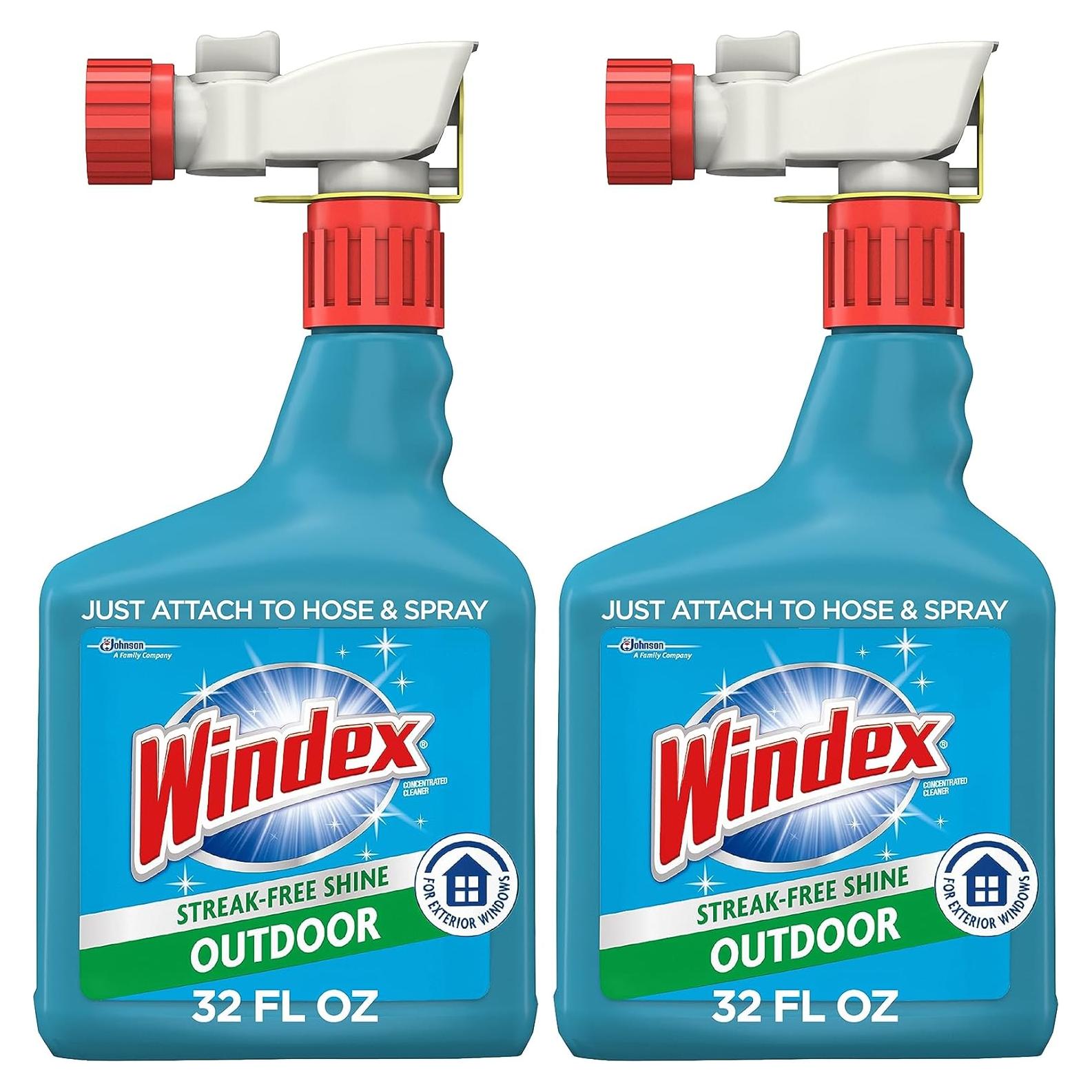 Limpiador de Ventanas Windex Concentrado 2x32 Oz Manguera