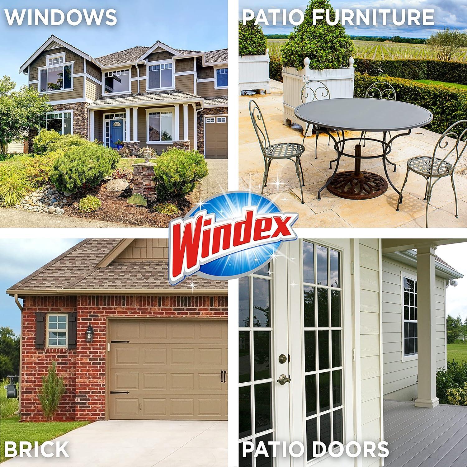 Limpiador de Ventanas Windex Concentrado 2x32 Oz Manguera