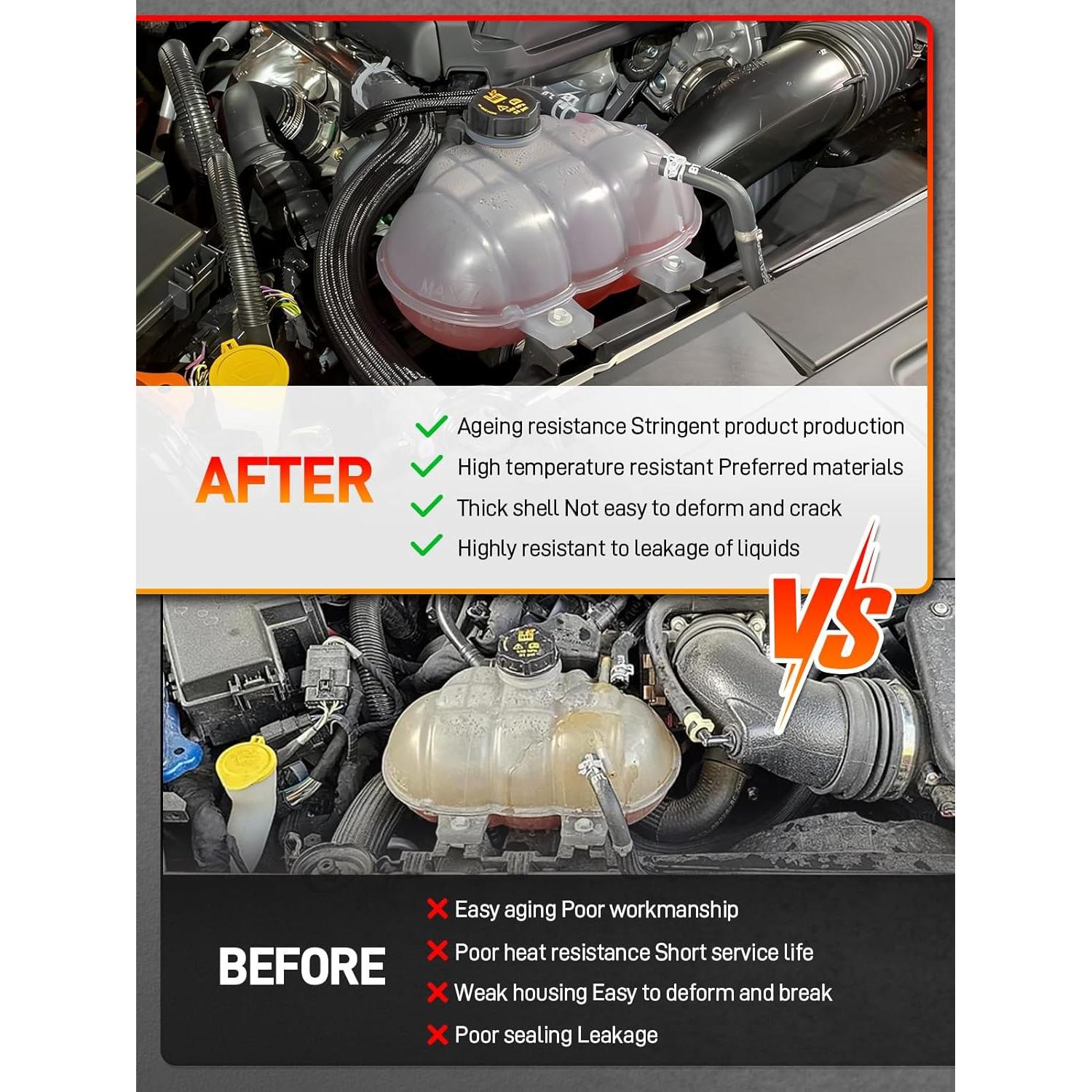 Tanque de Expansión Refrigerante GDUKOP para Ford Mustang 2015-2023