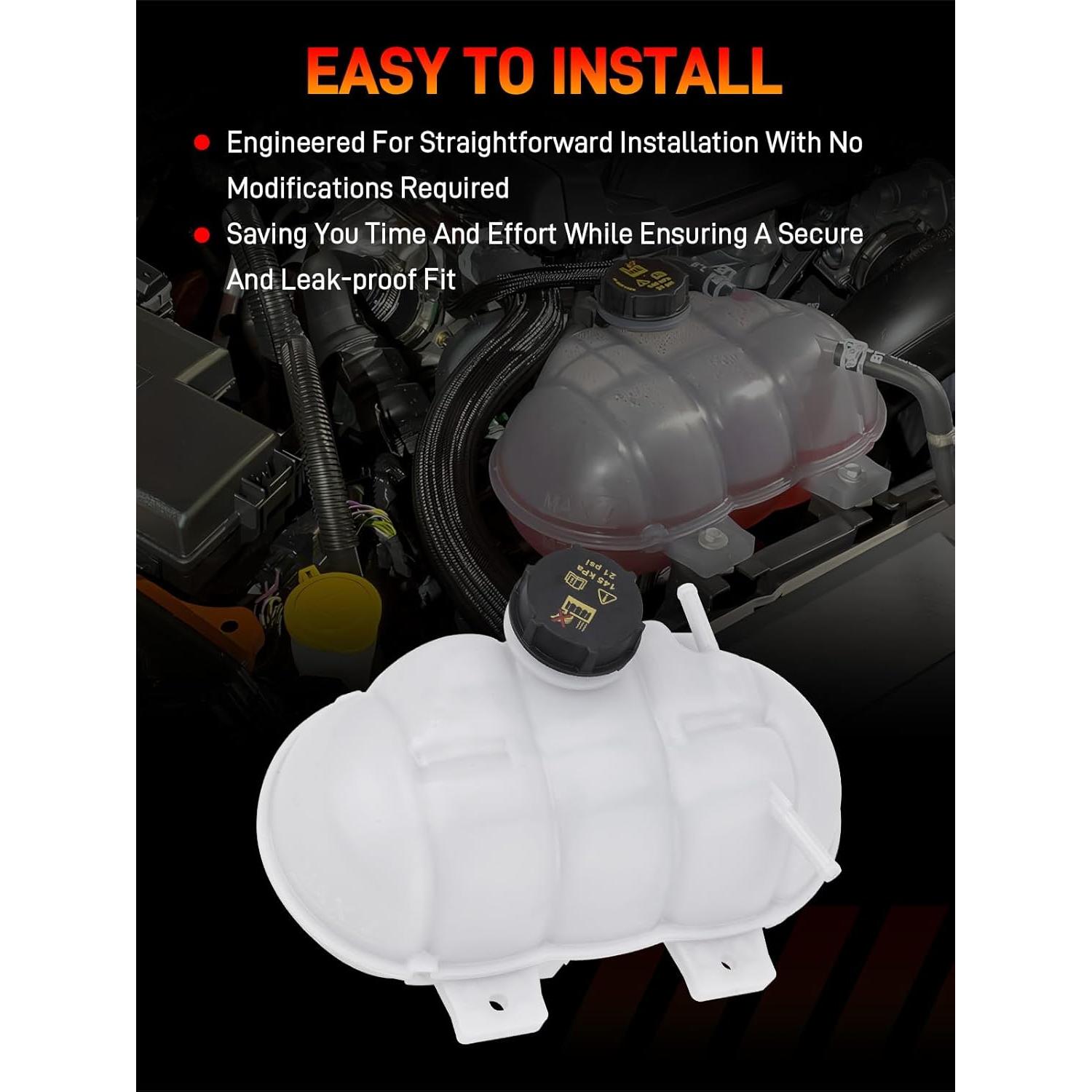 Tanque de Expansión Refrigerante GDUKOP para Ford Mustang 2015-2023