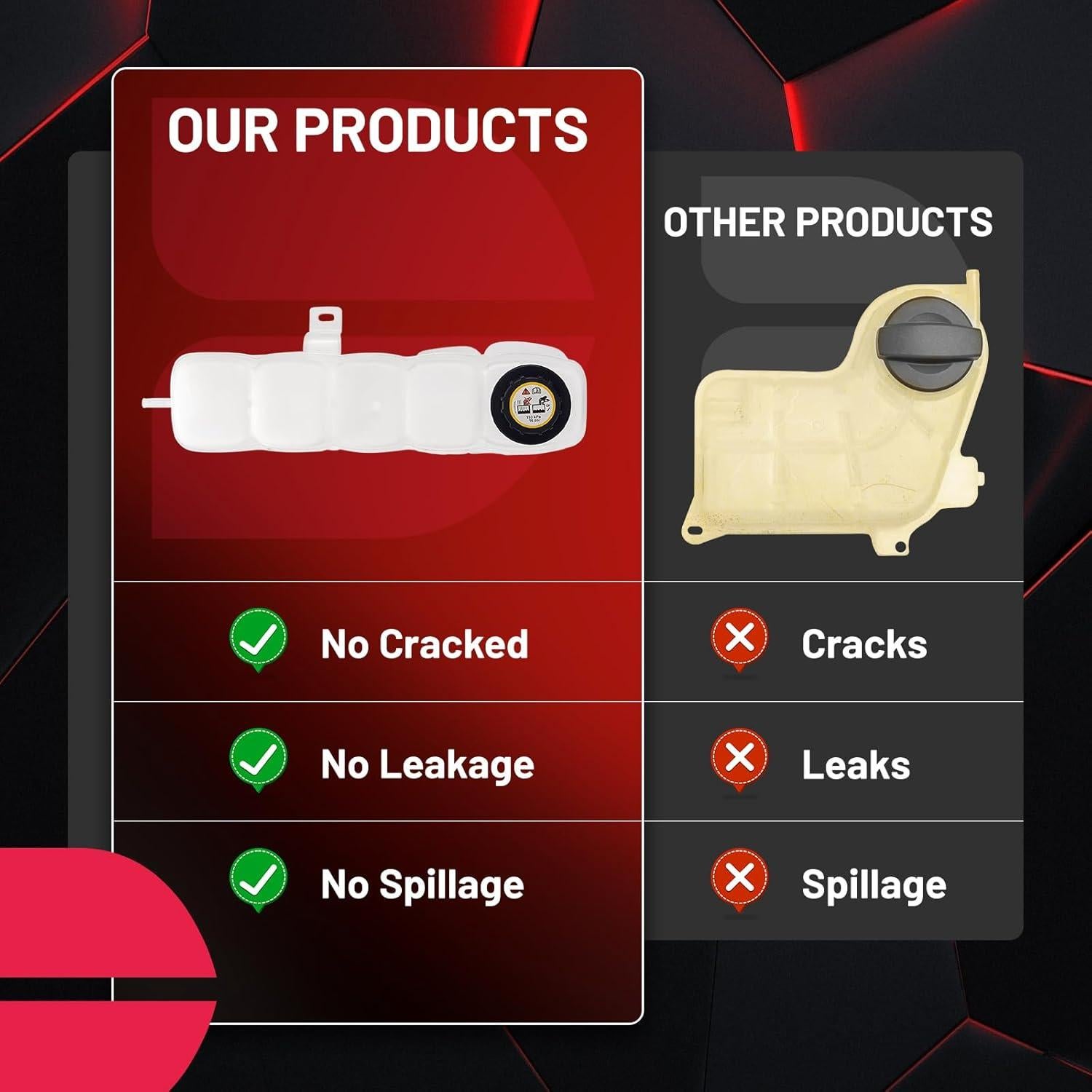 Tanque de Expansión de Refrigerante BDFHYK 603-213 para Ford