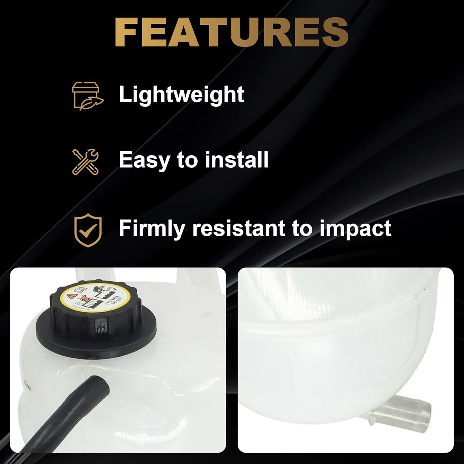 Tanque de refrigerante PartsFlow para Ford E-150 E-250 E-350