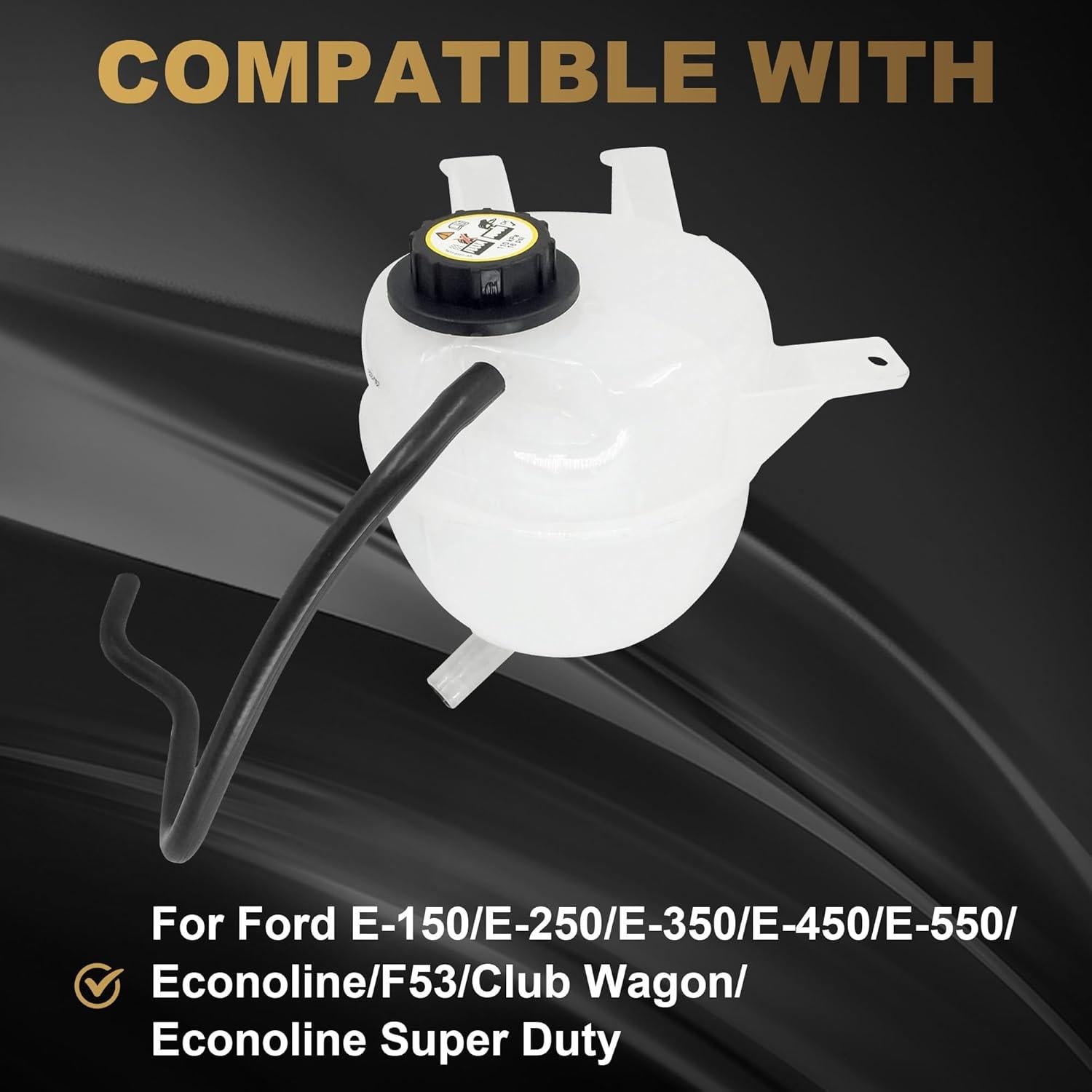 Tanque de refrigerante PartsFlow para Ford E-150 E-250 E-350