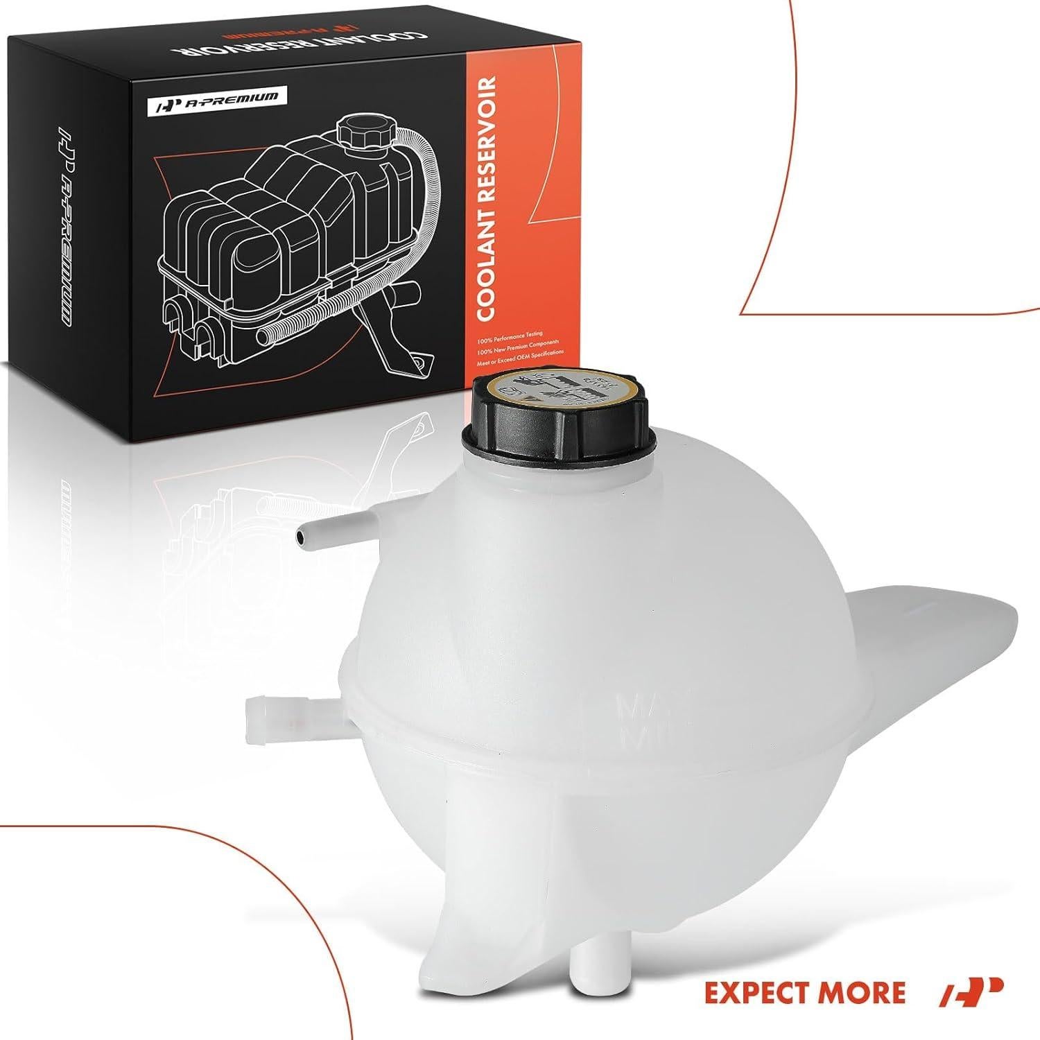 Tanque de Recuperación de Refrigerante A-Premium con Tapa para Ford Transit 2015-2019