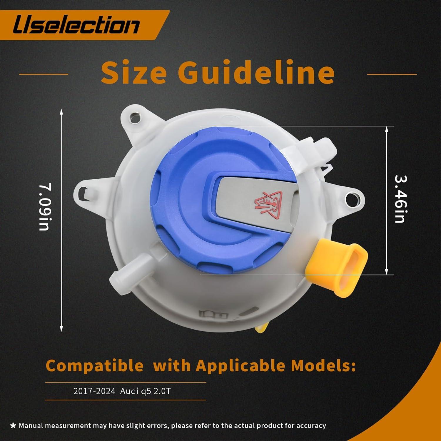 Tanque de expansión Audi Q5 2.0L 80A121405AQ con tapa y sensor