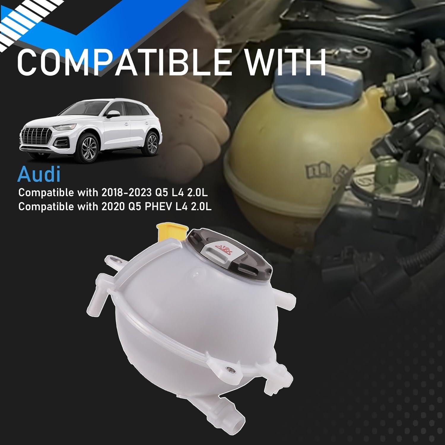 Tanque de Expansión Refrigerante Audi Q5 2018-2023 0.68kg