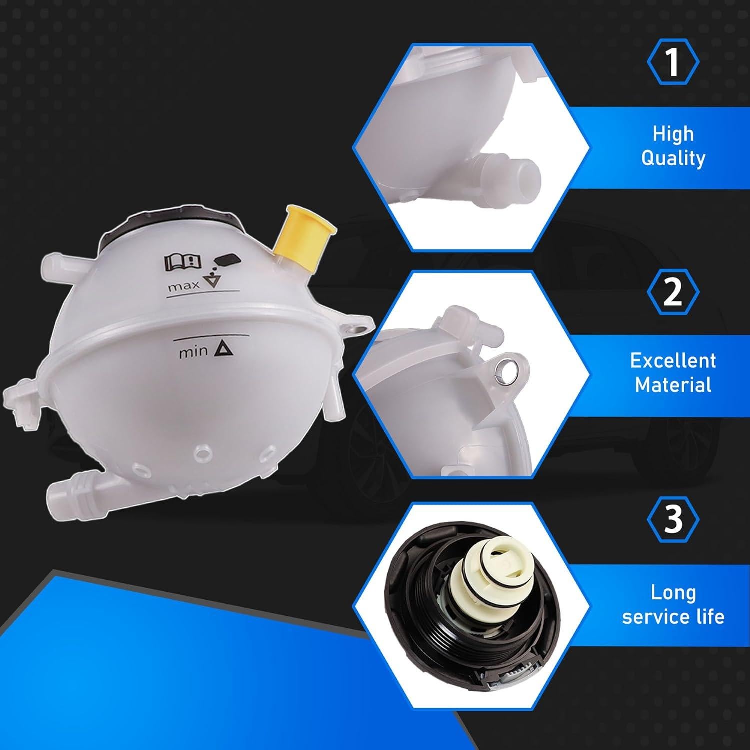 Tanque de Expansión Refrigerante Audi Q5 2018-2023 0.68kg