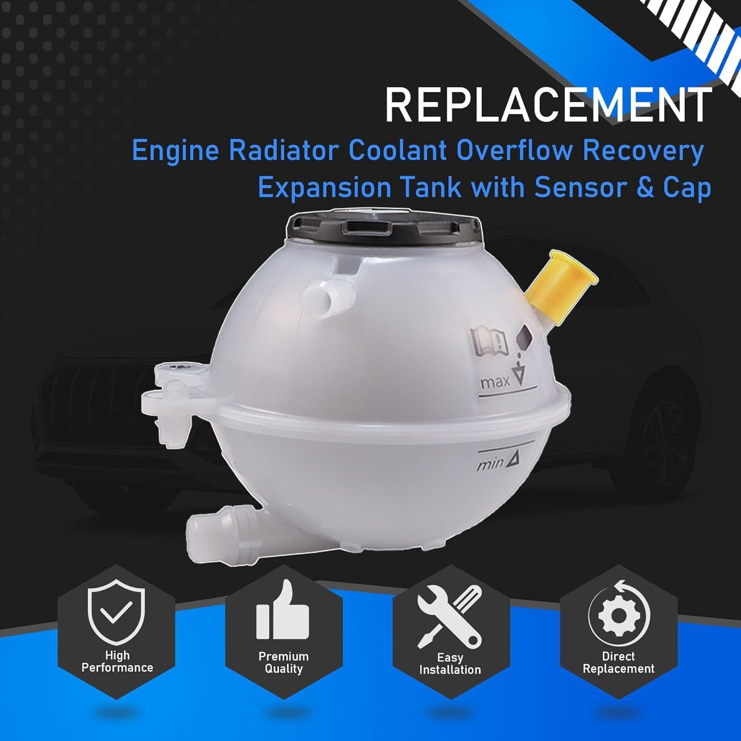 Tanque de Expansión Refrigerante Audi Q5 2018-2023 0.68kg