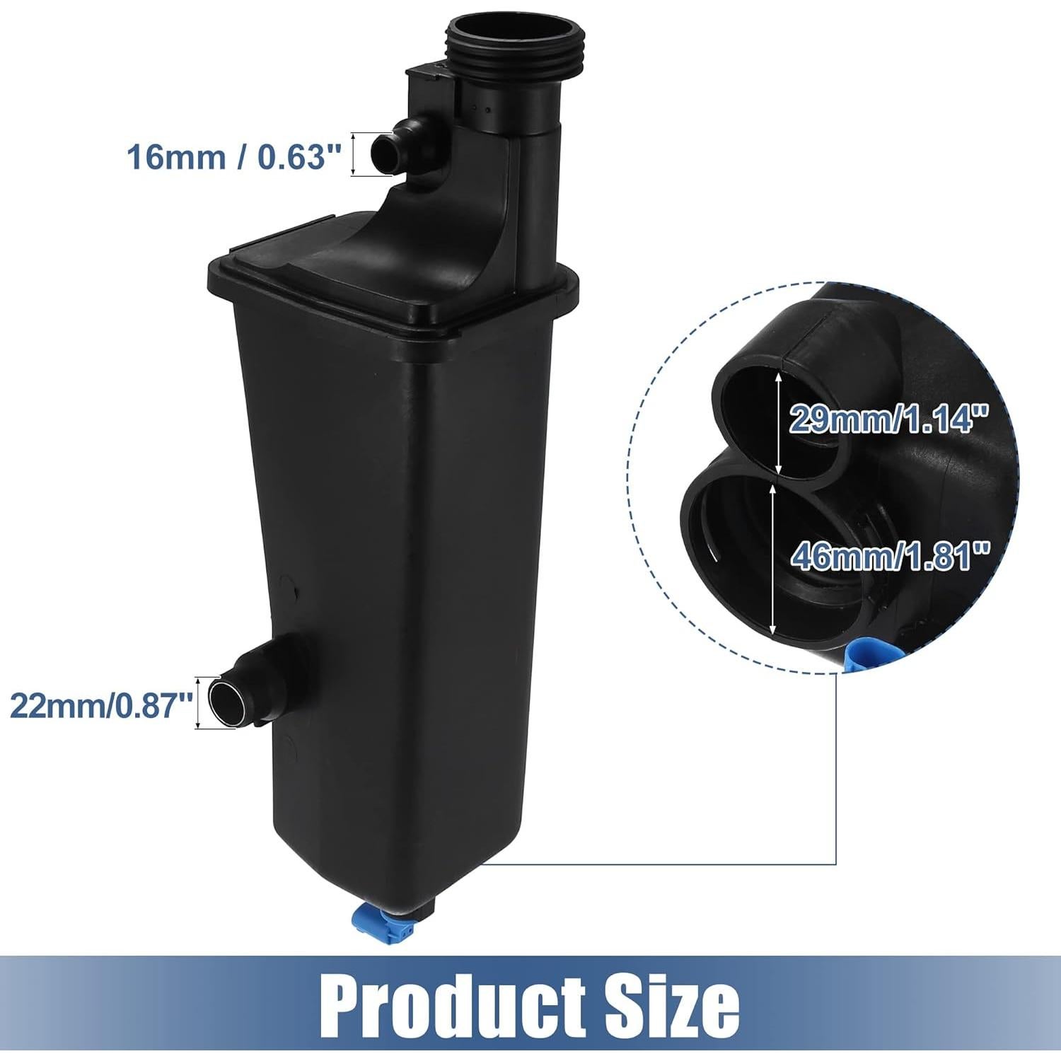Tanque de Refrigerante BMW X AUTOHAUX 17117573781 con Sensor