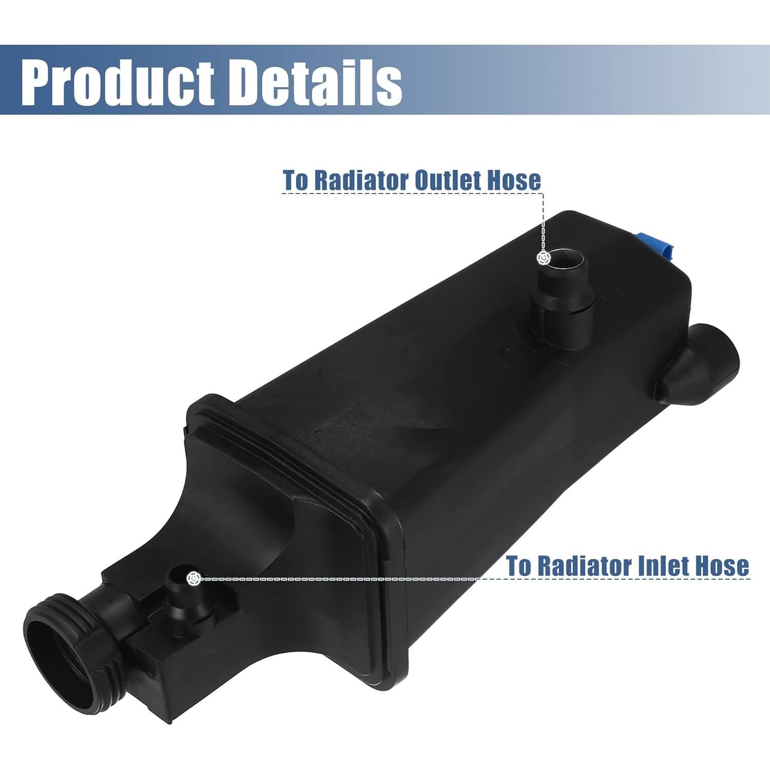 Tanque de Refrigerante BMW X AUTOHAUX 17117573781 con Sensor