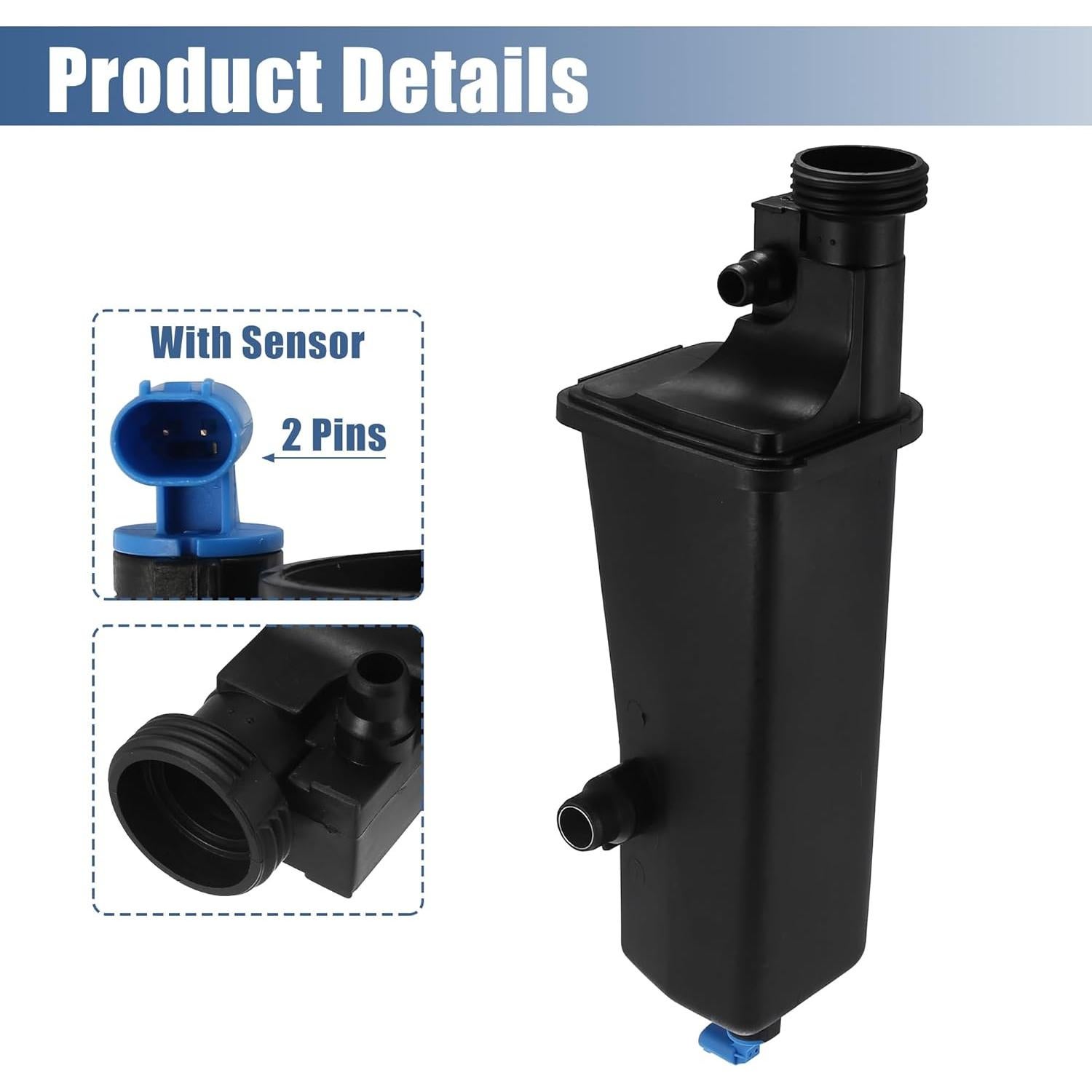 Tanque de Refrigerante BMW X AUTOHAUX 17117573781 con Sensor
