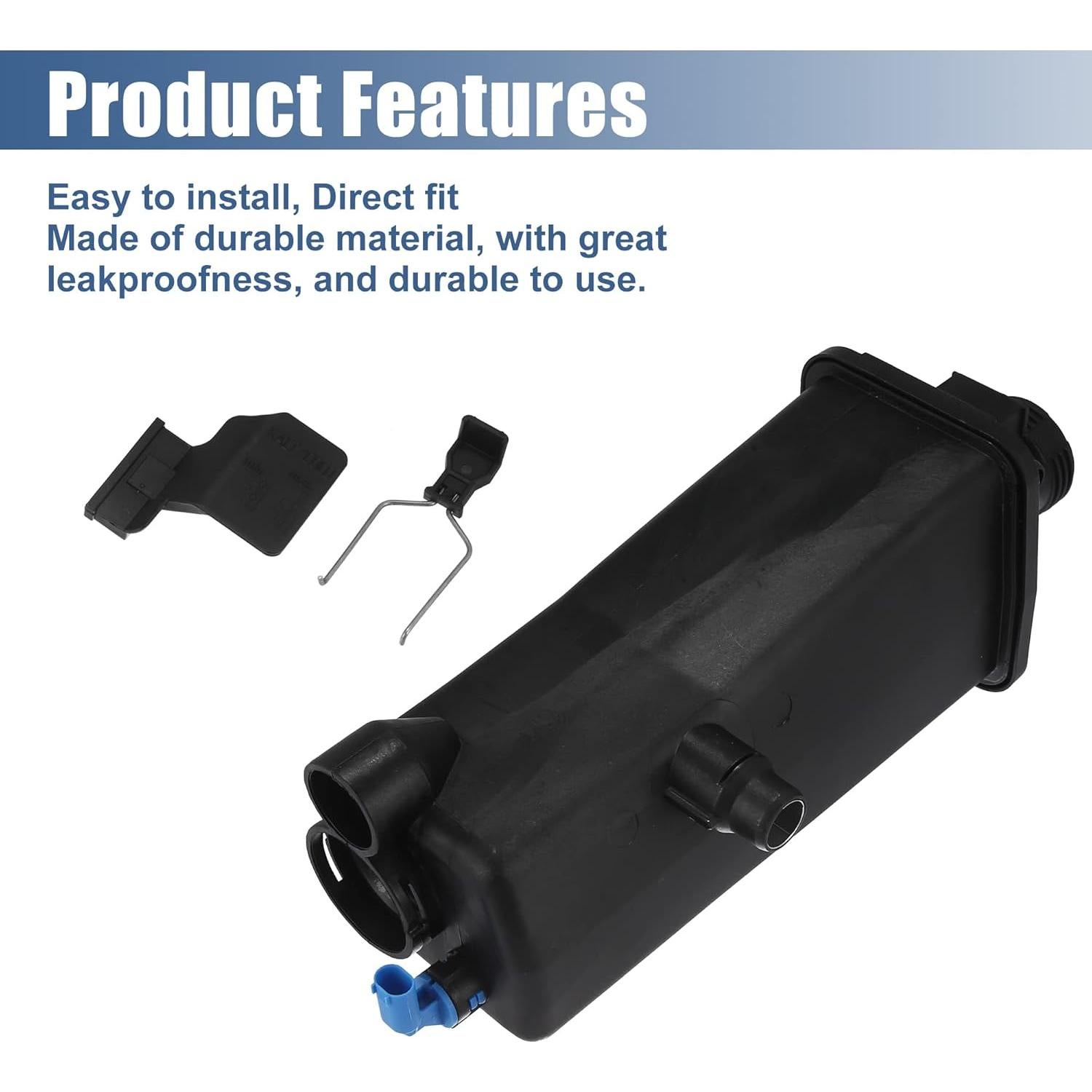Tanque de Refrigerante BMW X AUTOHAUX 17117573781 con Sensor