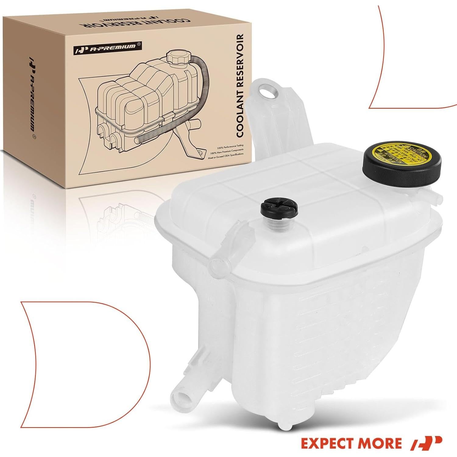 Tanque de refrigerante A-Premium con tapa para Toyota y Lexus
