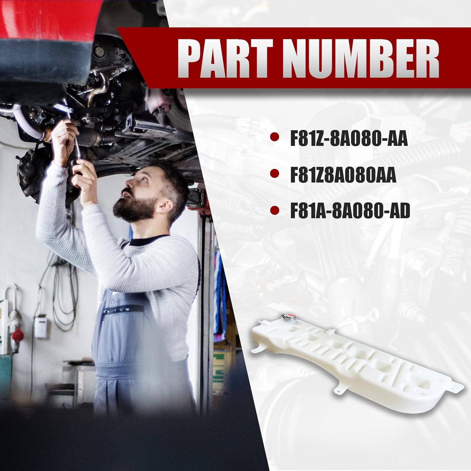 Tanque de Refrigerante LSHDLAM F81Z-8A080-AA para Ford