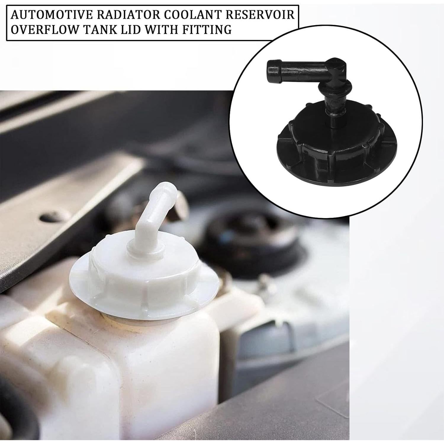 Tapa de Refrigerante Hirificing para Honda y Acura - Negro